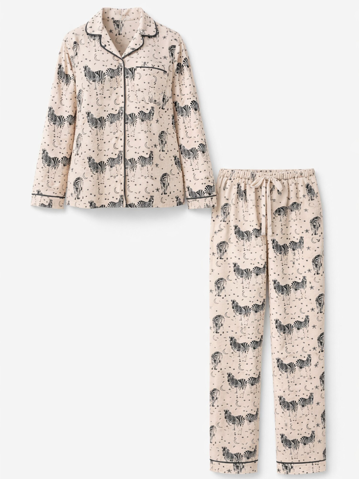 LEAFLETIC Pijama  crema