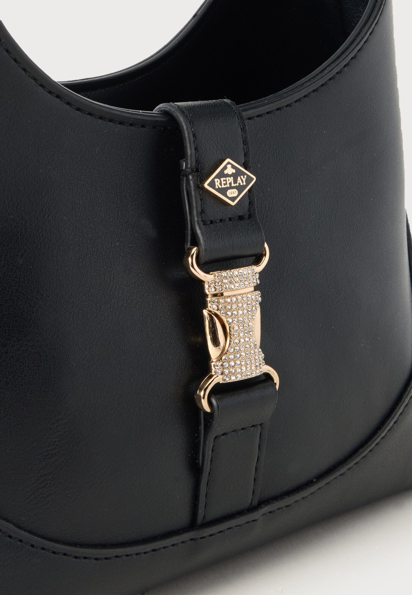 REPLAY Bolso de hombro negro – imagen 23