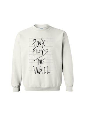 Pink Floyd Sudadera 'Pink Floyd- The Wall album  Sweatshirt'  blanco