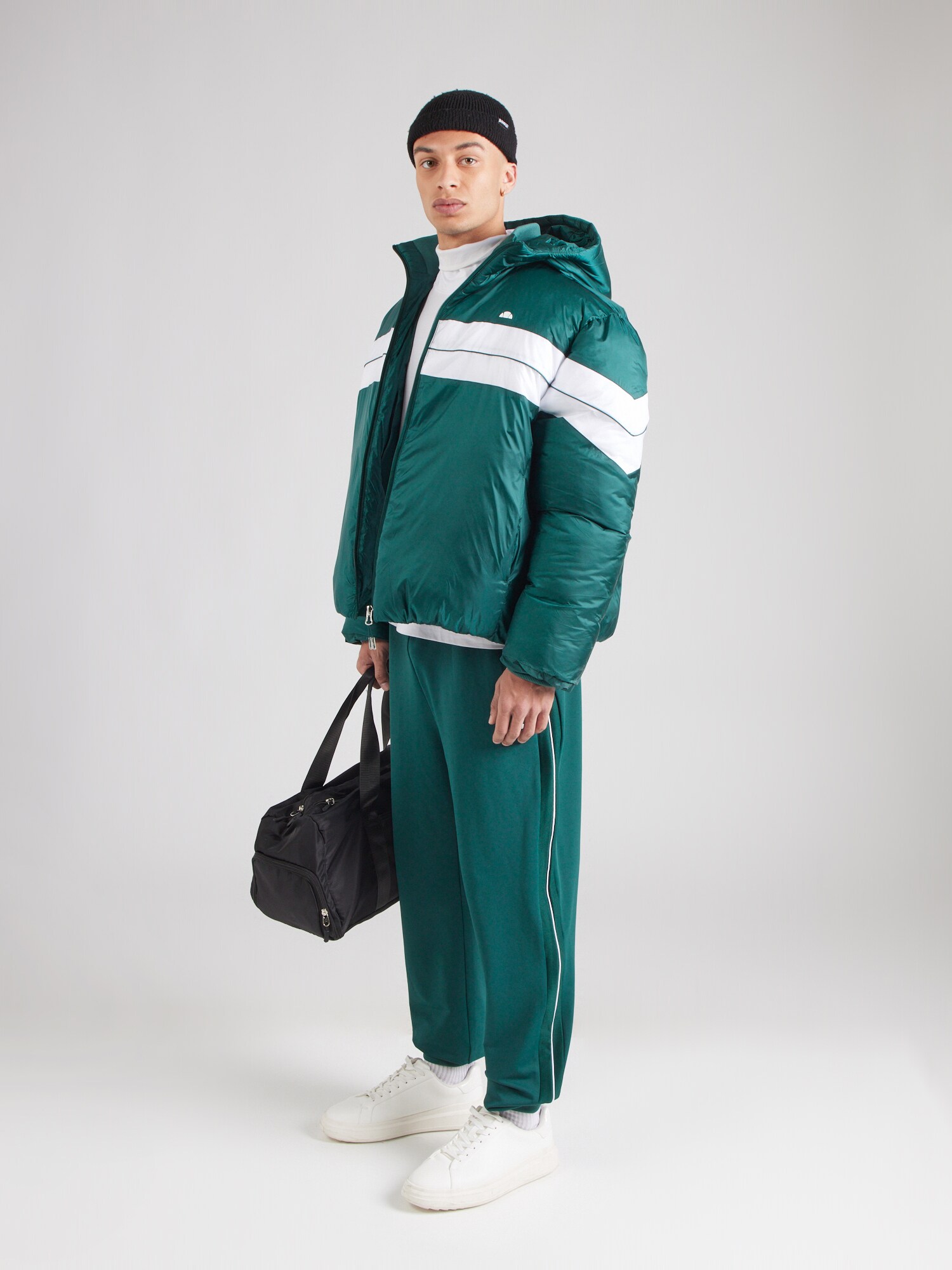 ELLESSE Prechodná bunda 'Pollas' tmavozelená / biela (obrázok 4)