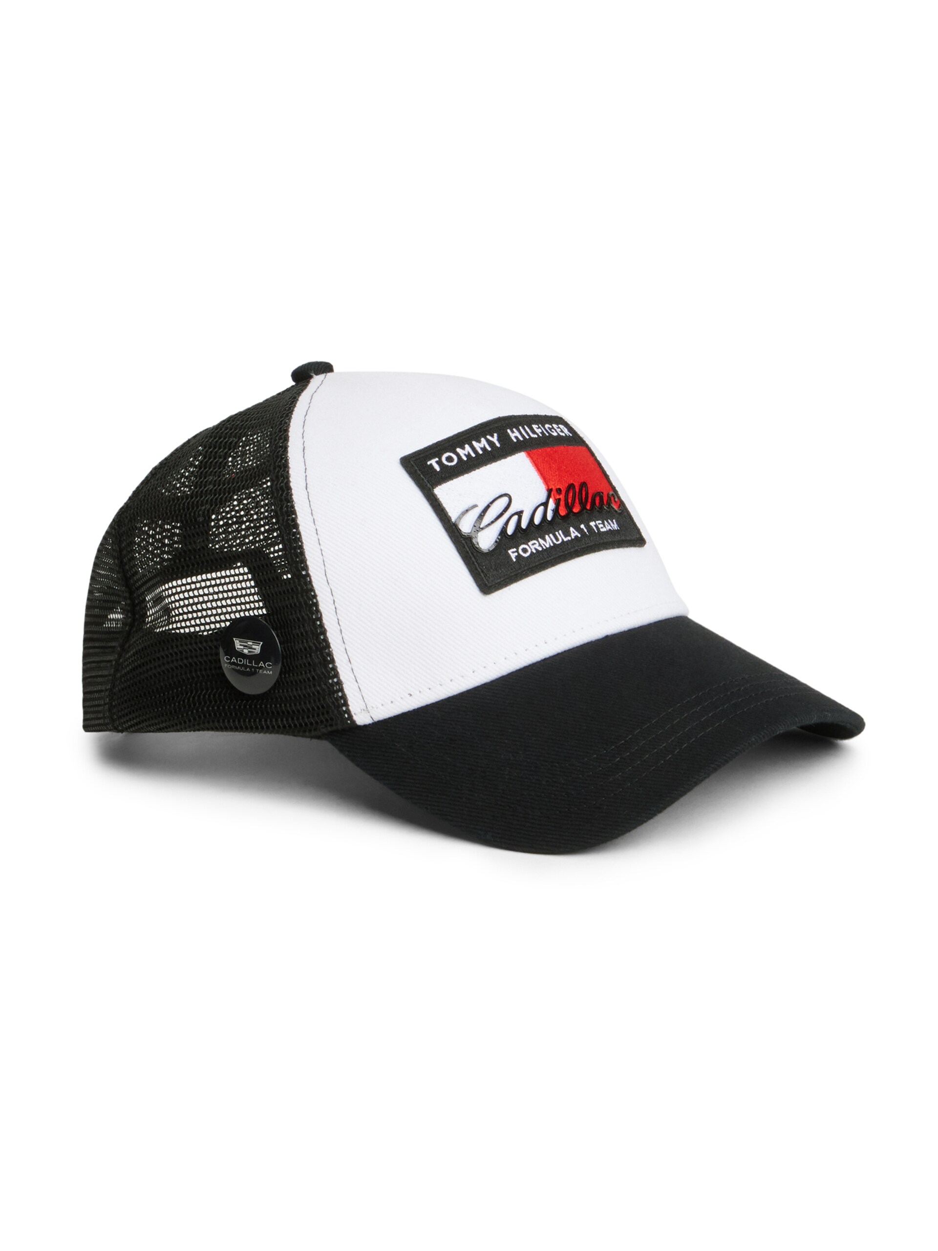 Formula One Motor Vit trucker Keps Cadillac F1 26 Flag Tommy Hilfiger White/Black Trucker herr – bild 8