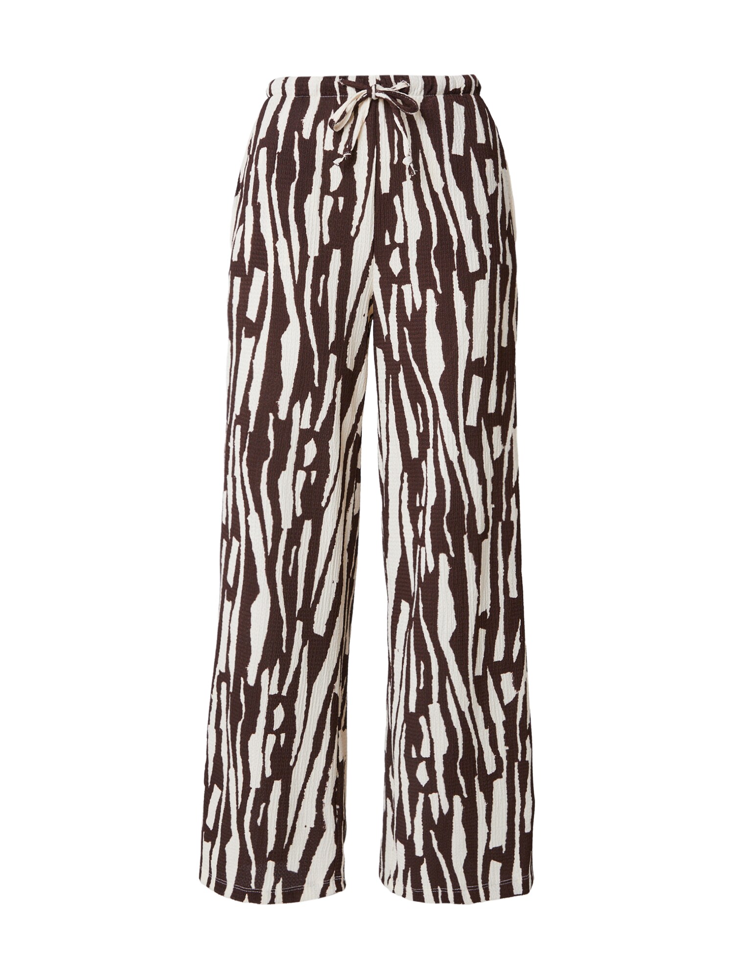 Hailys Pantaloni 'No44ra'  maro închis / alb murdar