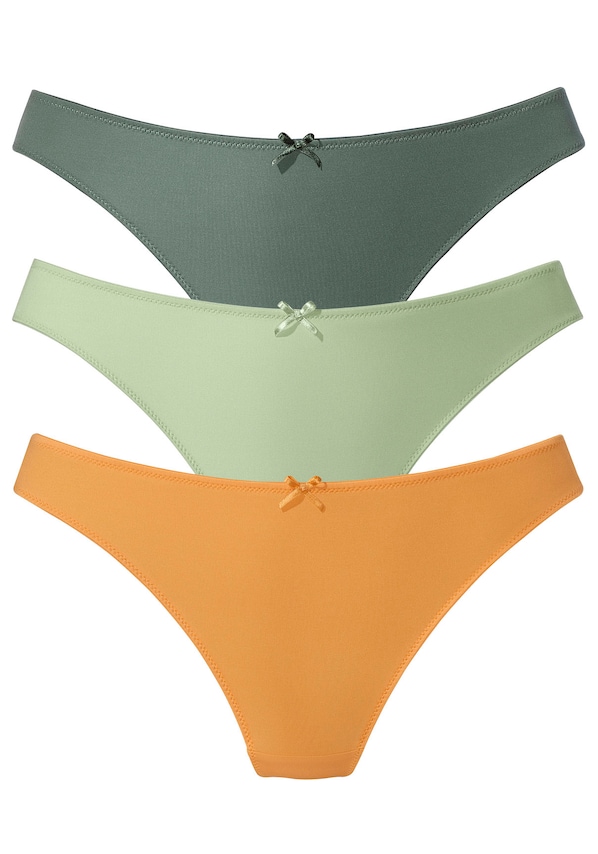 PETITE FLEUR, String bugyik, zöld & narancs, 1 kép a 3 közül