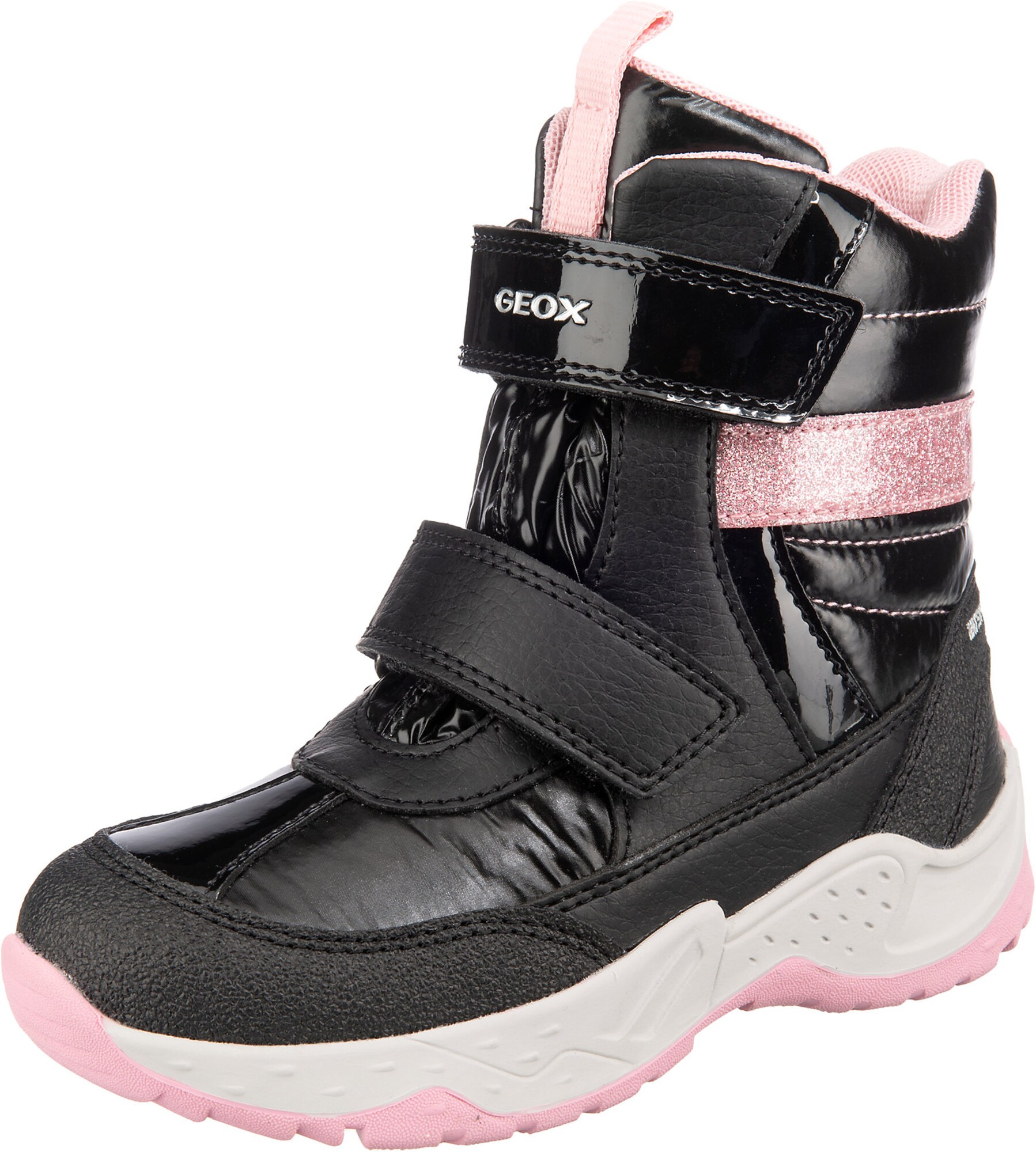 GEOX Sniego batai 'Sentiero'  juoda / šviesiai rožinė