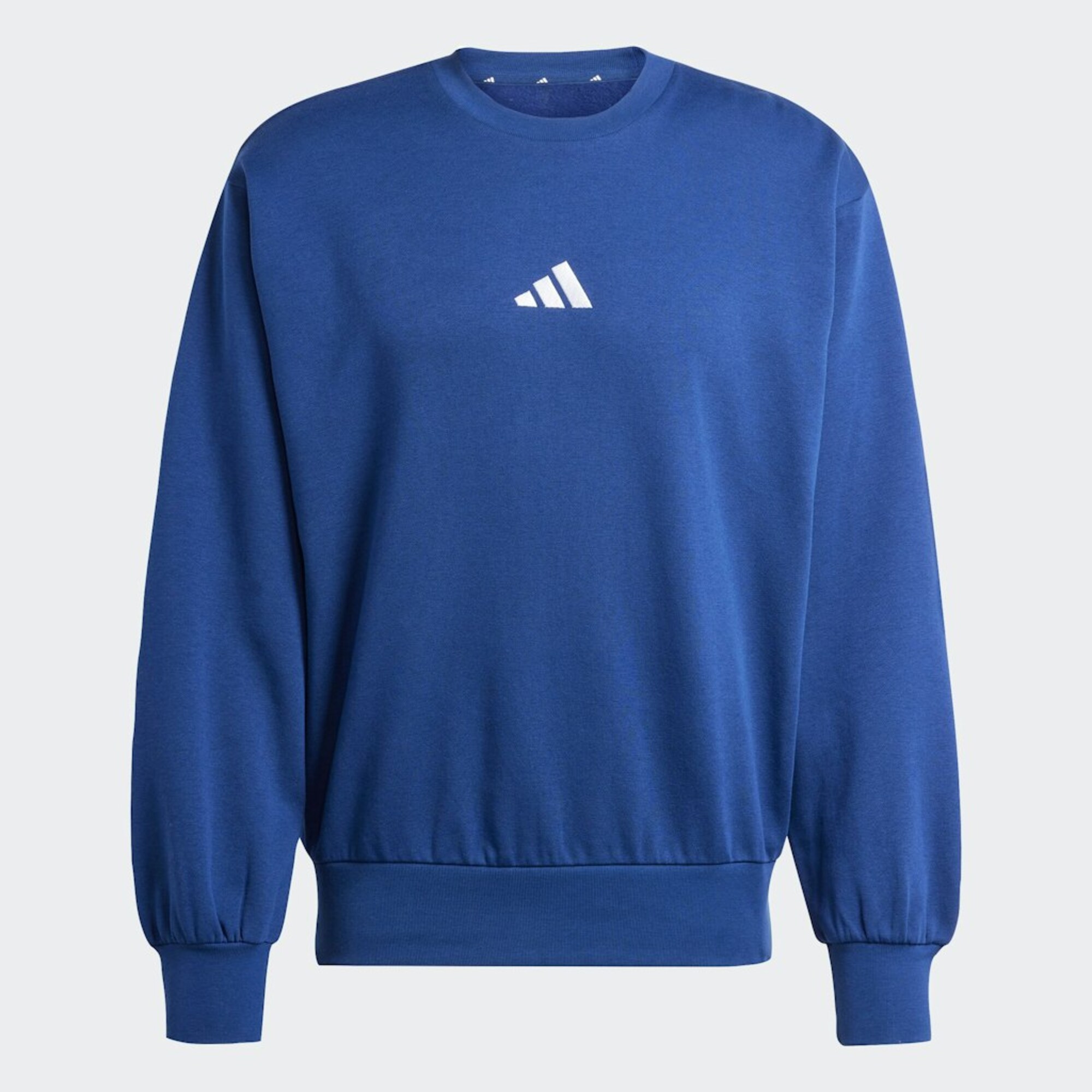 ADIDAS SPORTSWEAR Bluză de molton 'Essentials Feelcozy'  albastru închis / alb
