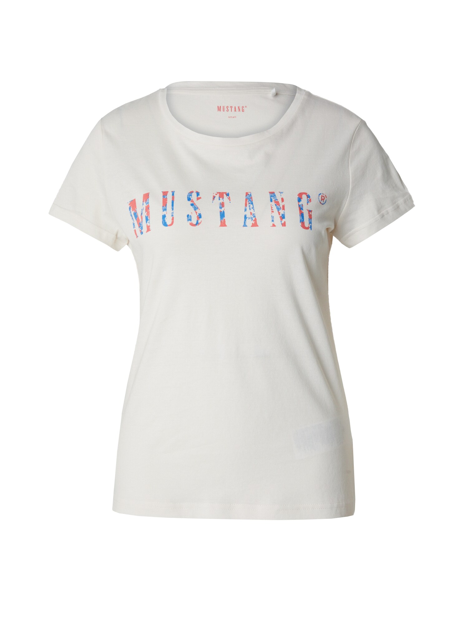 MUSTANG Тениска 'Alexia'  синьо / червено / бяло