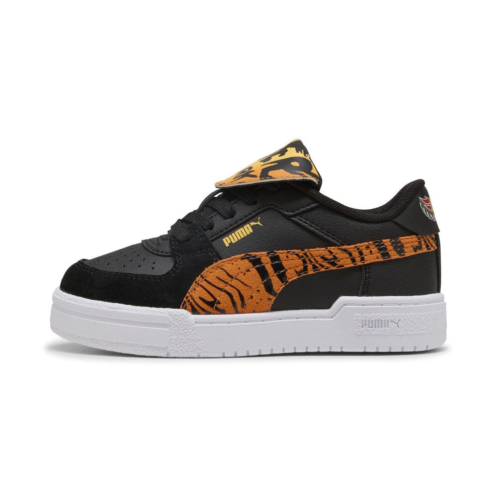 PUMA Sneaker 'Puma x Hot Wheels Monster Trucks Ca Pro' Jungen Größe 34 cognac / schwarz