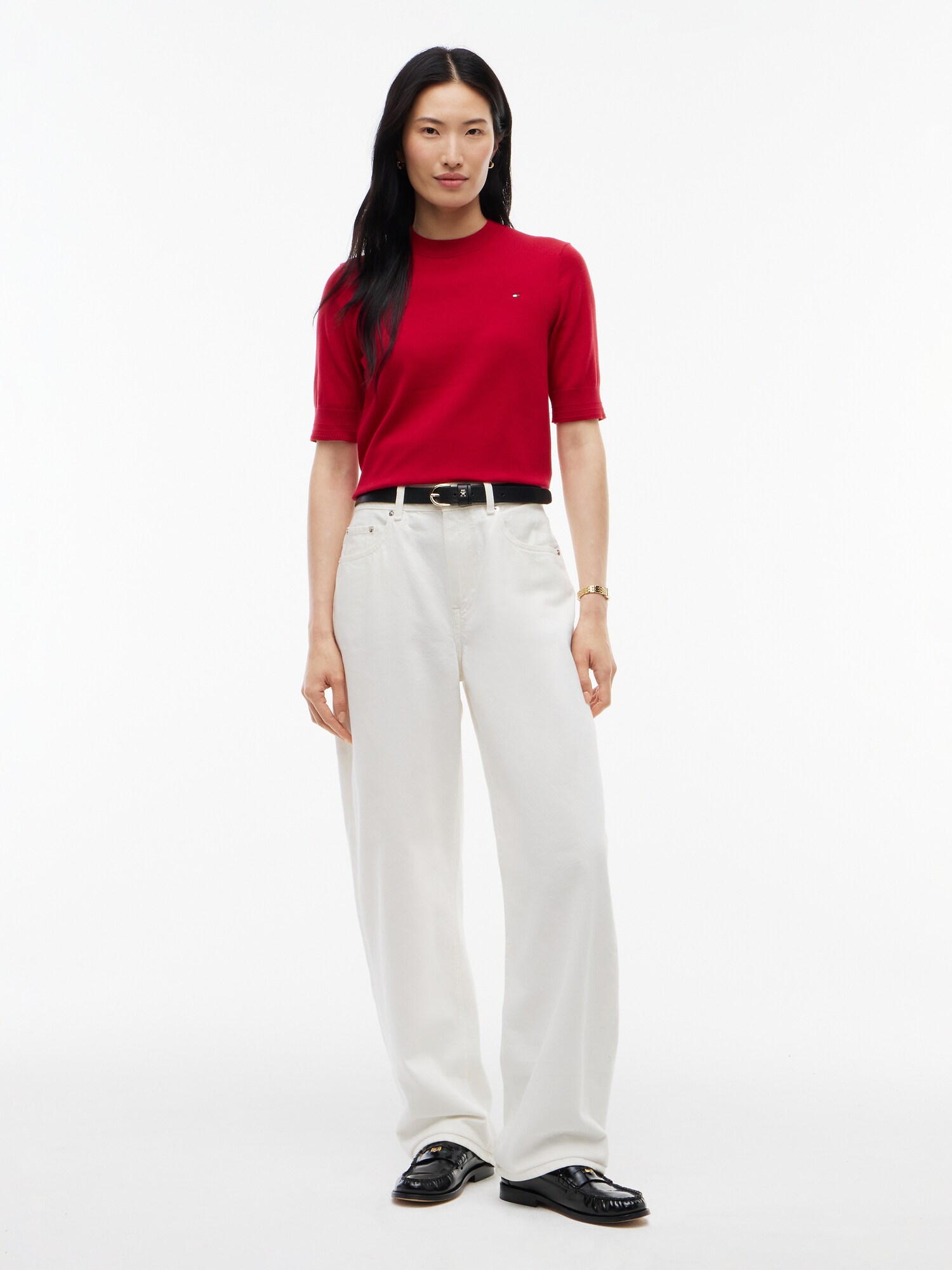 TOMMY HILFIGER Jersey  rojo sangre – imagen 8