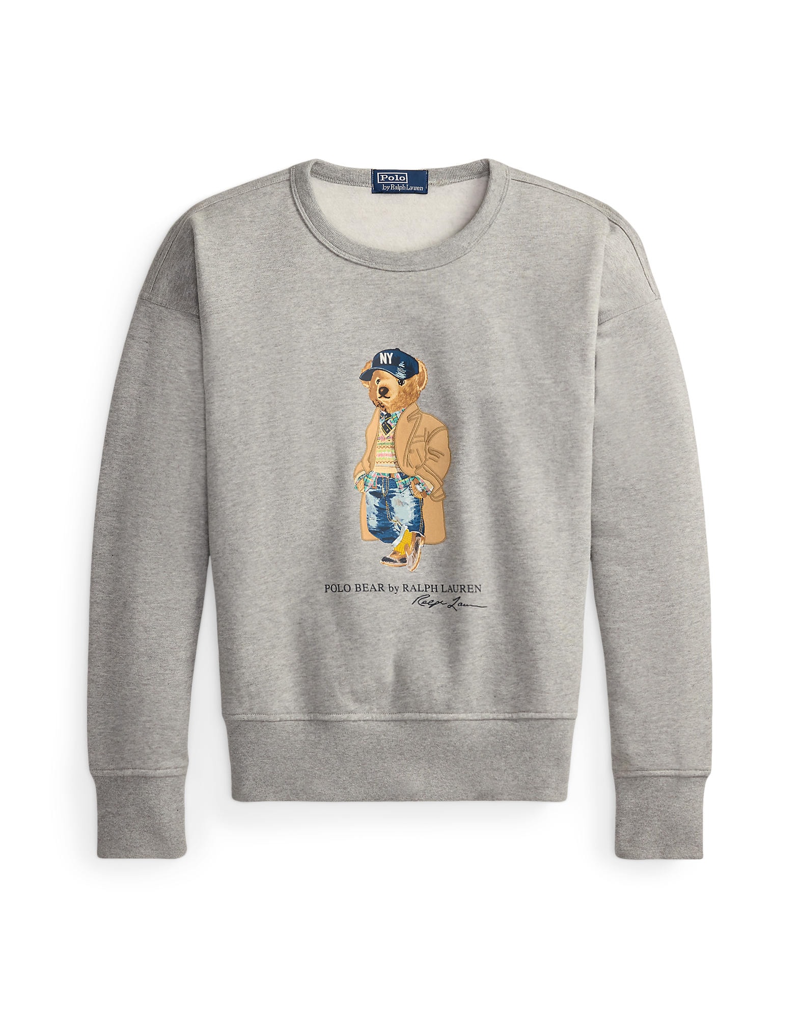 Polo Ralph Lauren Bluză de molton bej / albastru / gri amestecat / negru