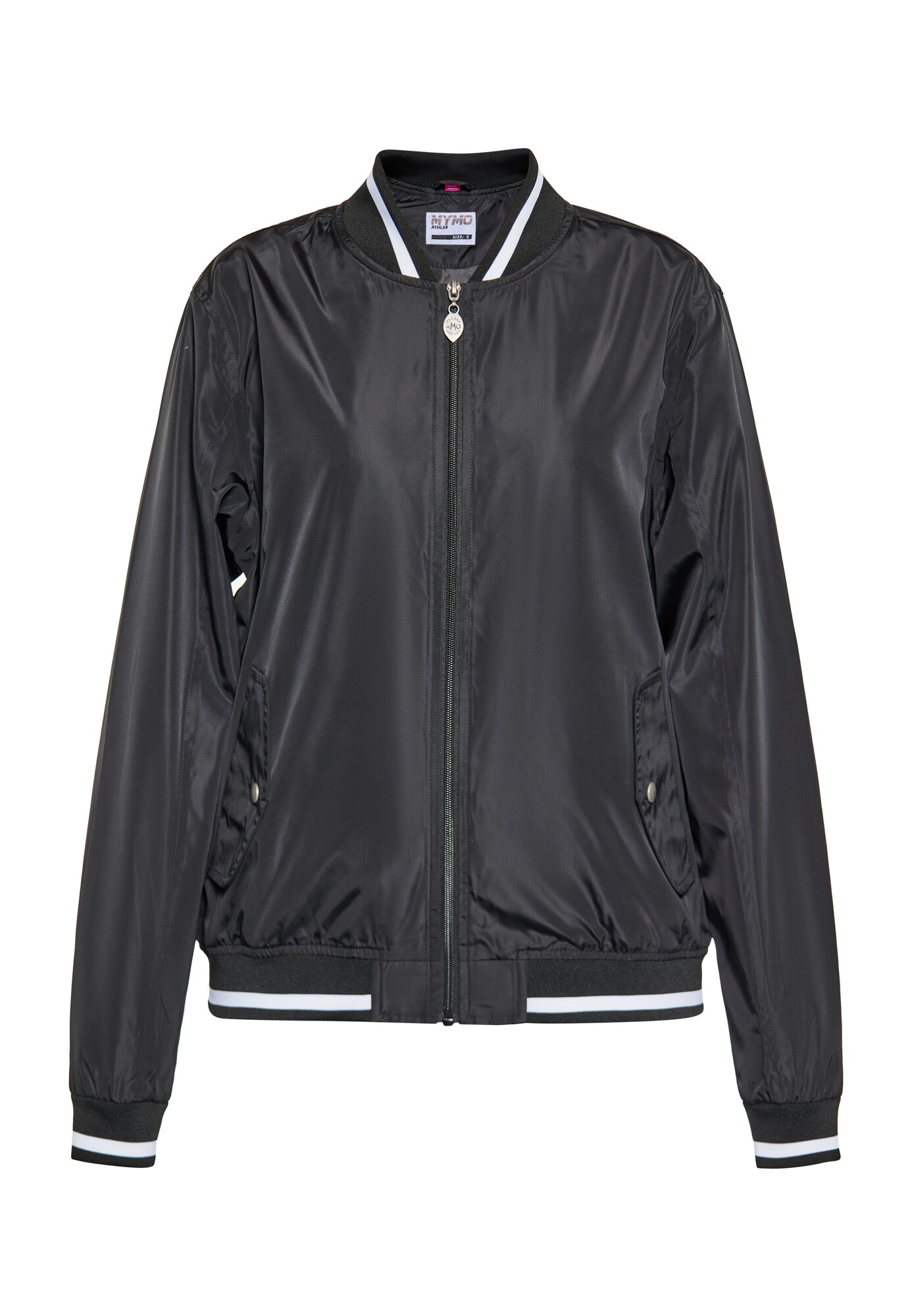myMo ATHLSR Geacă de primăvară-toamnă  negru / alb