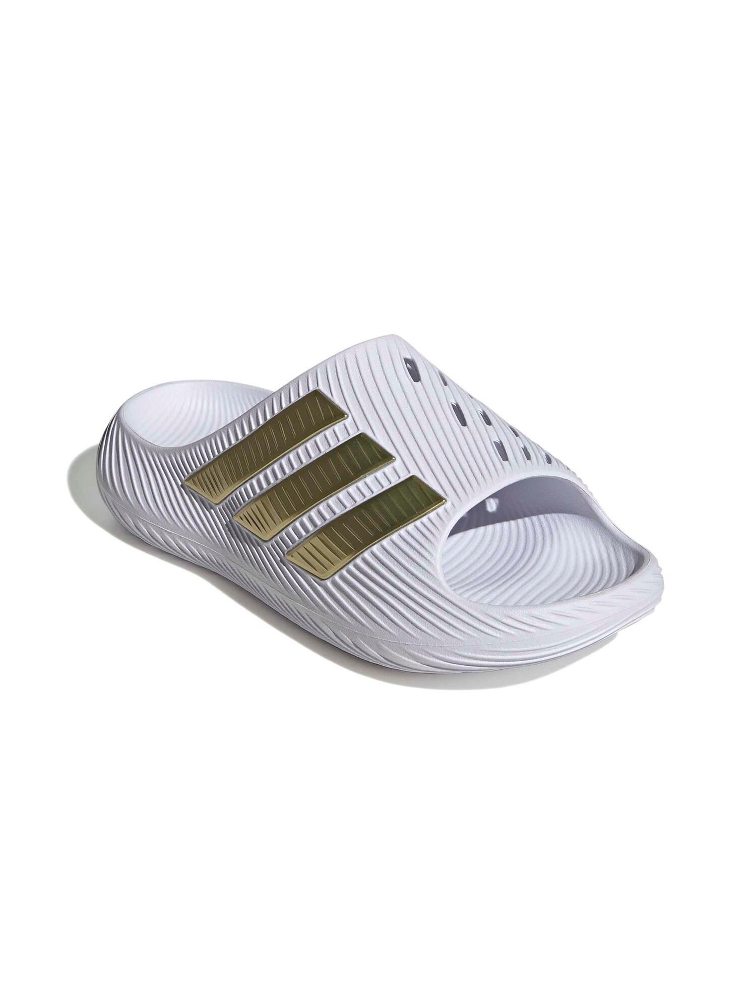 ADIDAS SPORTSWEAR Šľapky 'PURECHILL'  zlatá / biela
