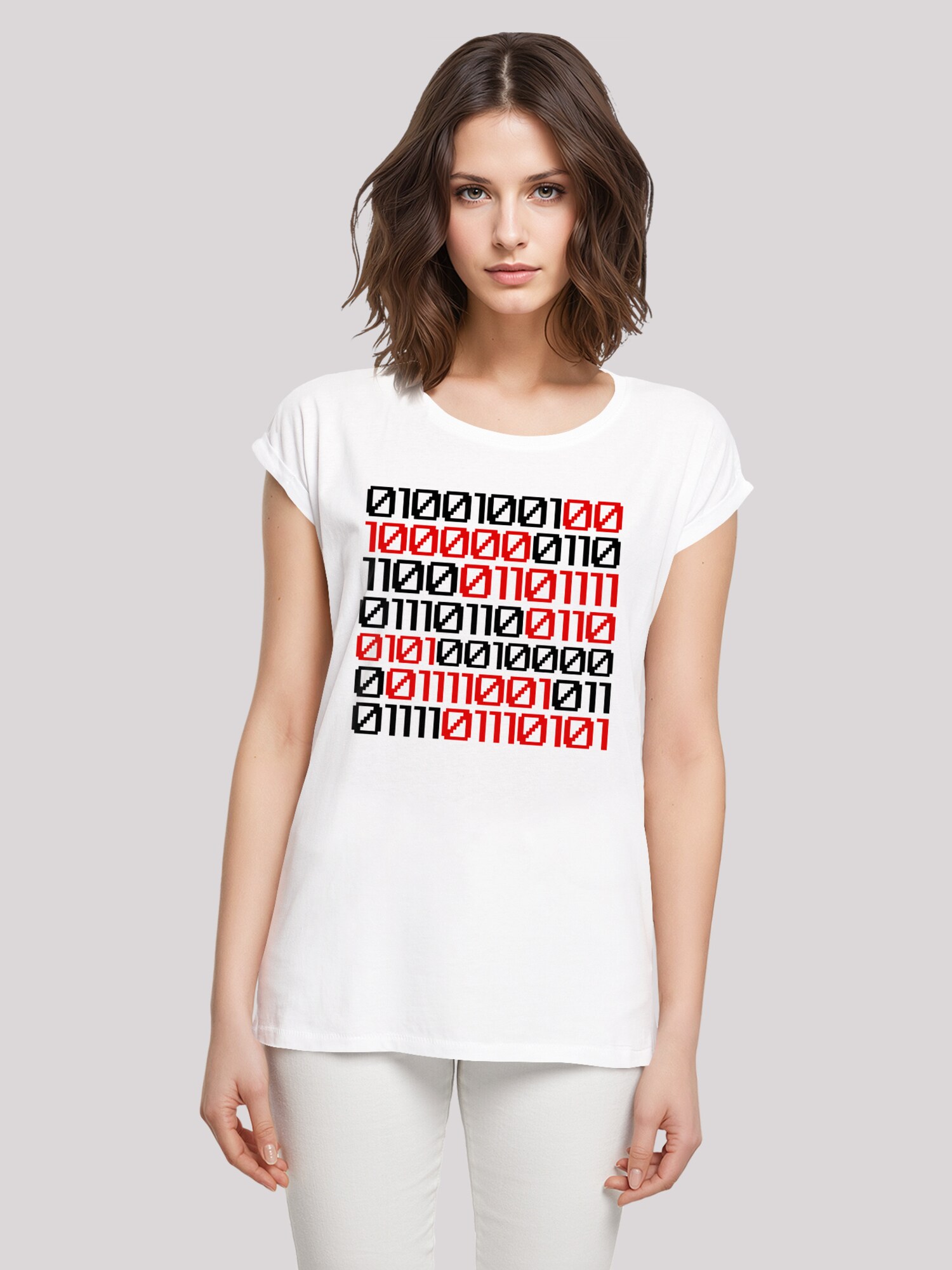 Thumbnail - F4NT4STIC T-Shirt I Love You 01001001 Binary Code Valentinstag