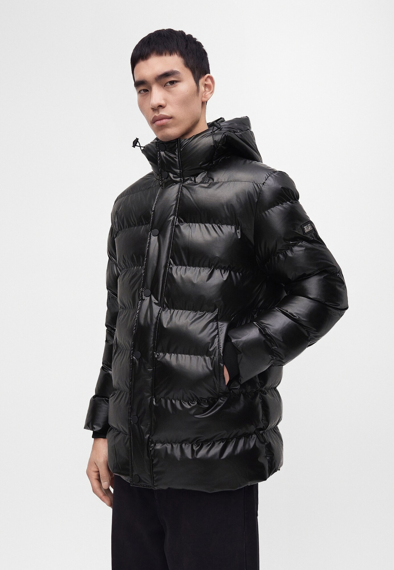 Karl Lagerfeld Chaqueta de entretiempo negro – imagen 36