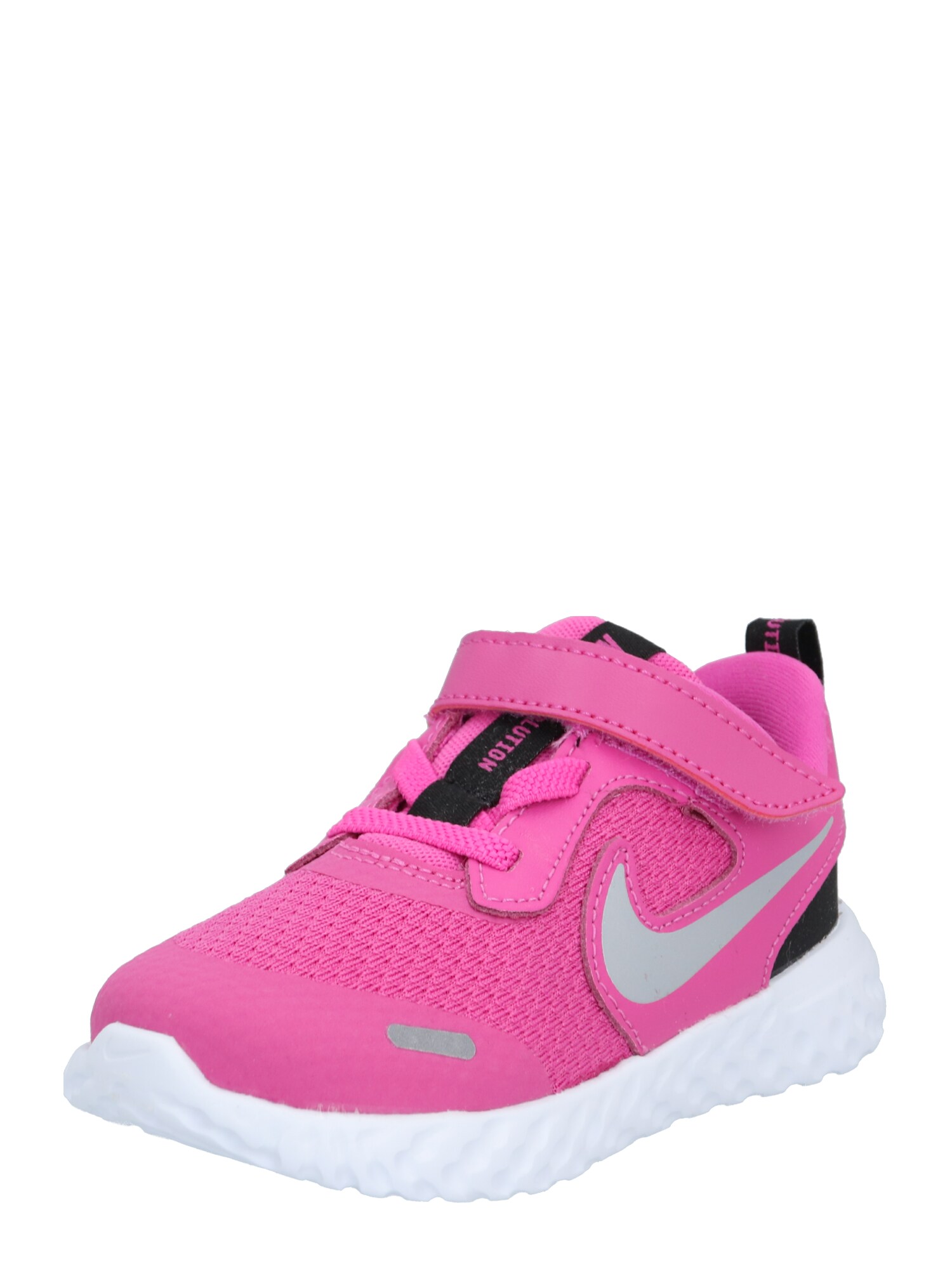 NIKE Sportiniai batai 'Revolution 5'  sidabrinė / fuksijų spalva
