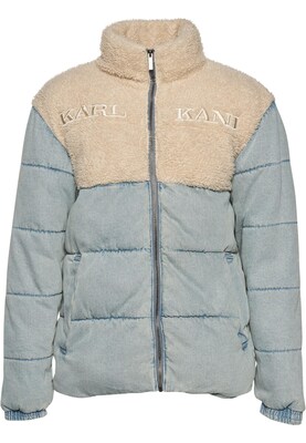 Karl Kani Chaqueta de invierno  beige / azul denim / blanco