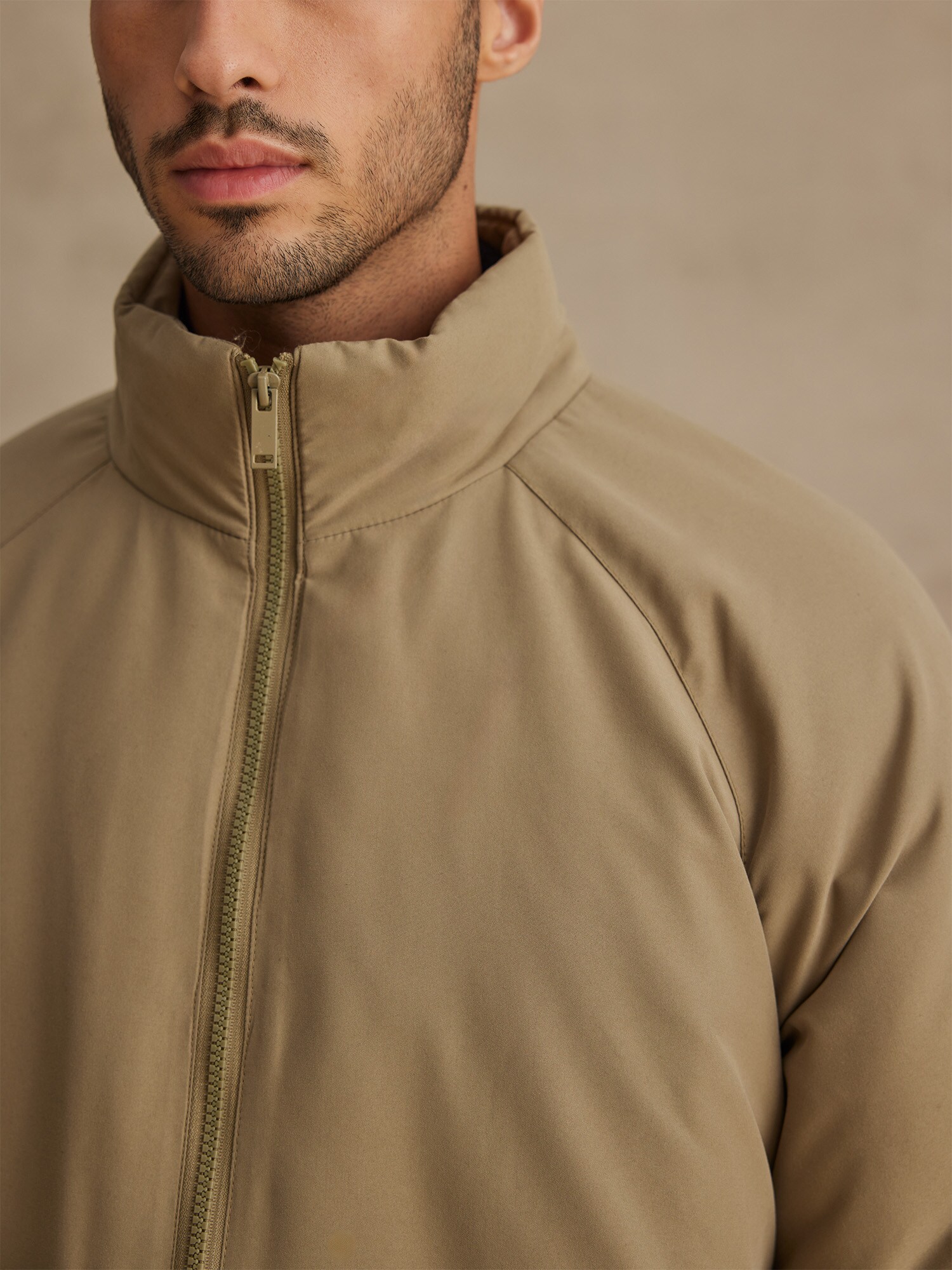 DAN FOX APPAREL Prechodná bunda 'Onur' kaki (obrázok 5)