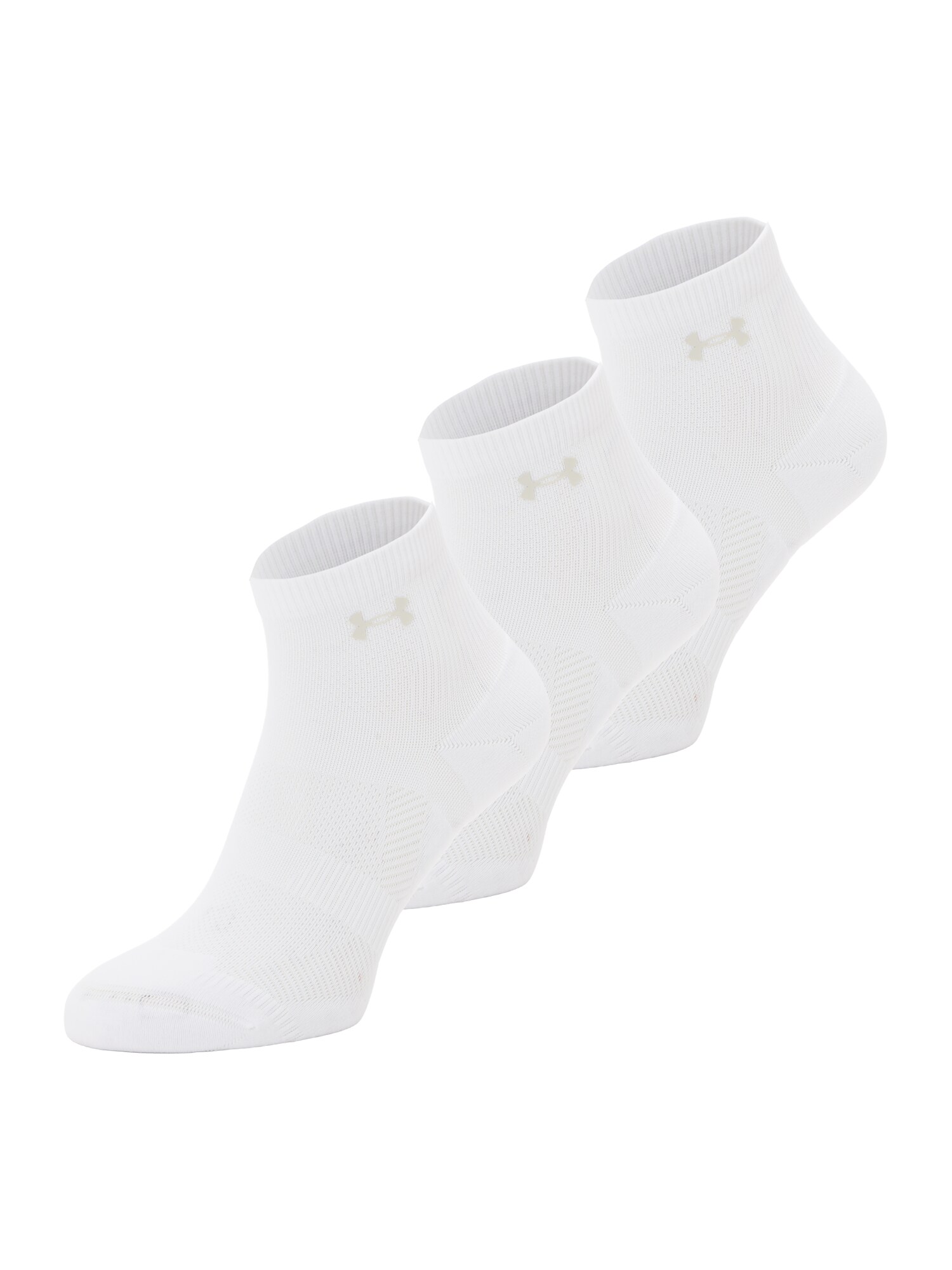UNDER ARMOUR Športové ponožky 'Vanish'  biela