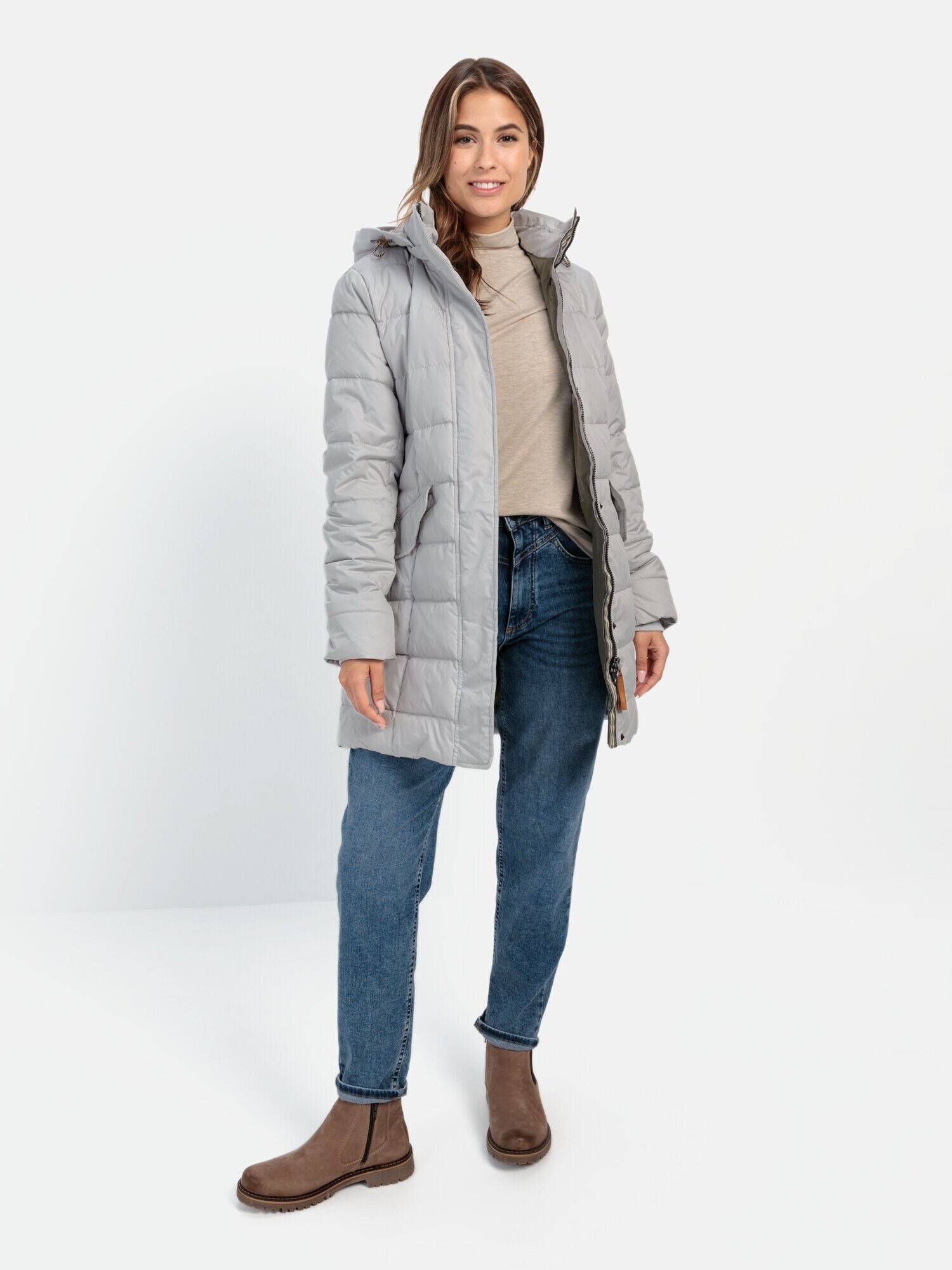 Thumbnail - CAMEL ACTIVE Gesteppte Jacke mit abnehmbarer Kapuze
