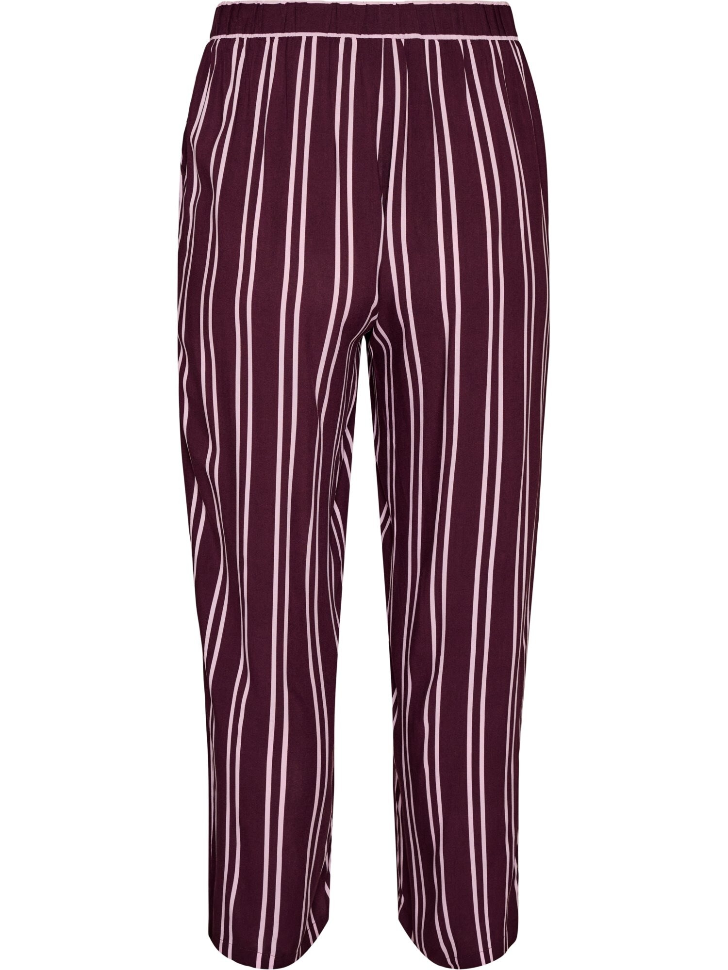 Zizzi Pantaloni de pijama roz / roșu vin