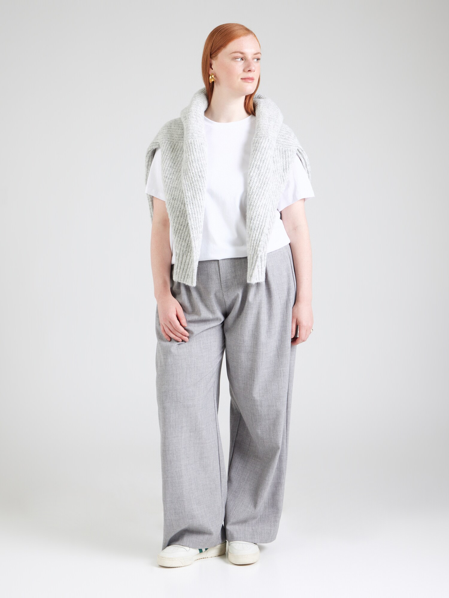 Vero Moda Curve Tričko 'VMPaulina' biela (obrázok 3)