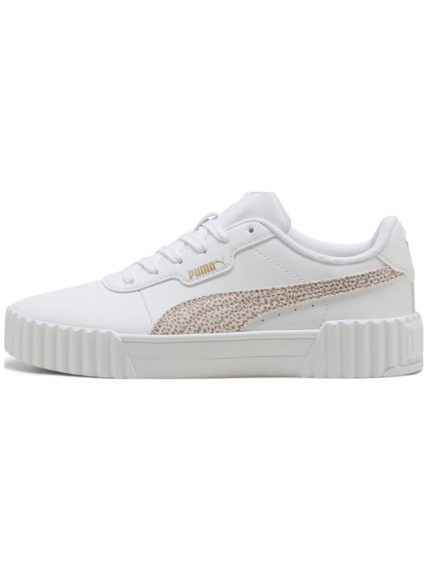 PUMA Pantofi sport Carina 3.0 Topcat bej / maro deschis / alb