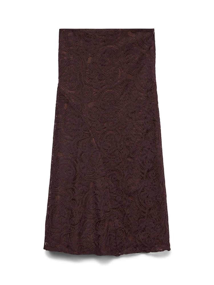 VERO MODA Rock 'VMUrshila' Damen Größe 36 schoko