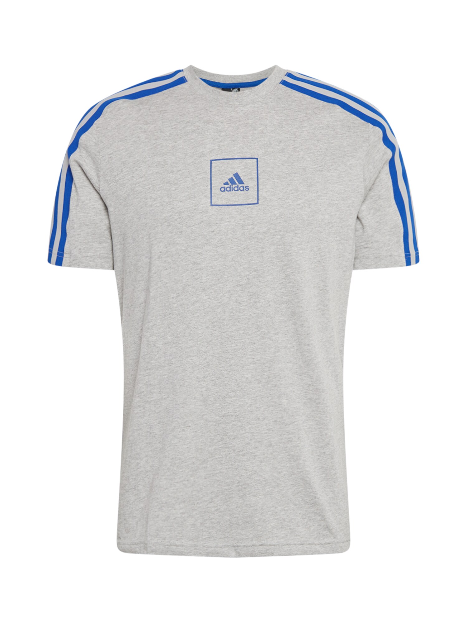 ADIDAS PERFORMANCE Sportiniai marškinėliai  mėlyna / šviesiai pilka