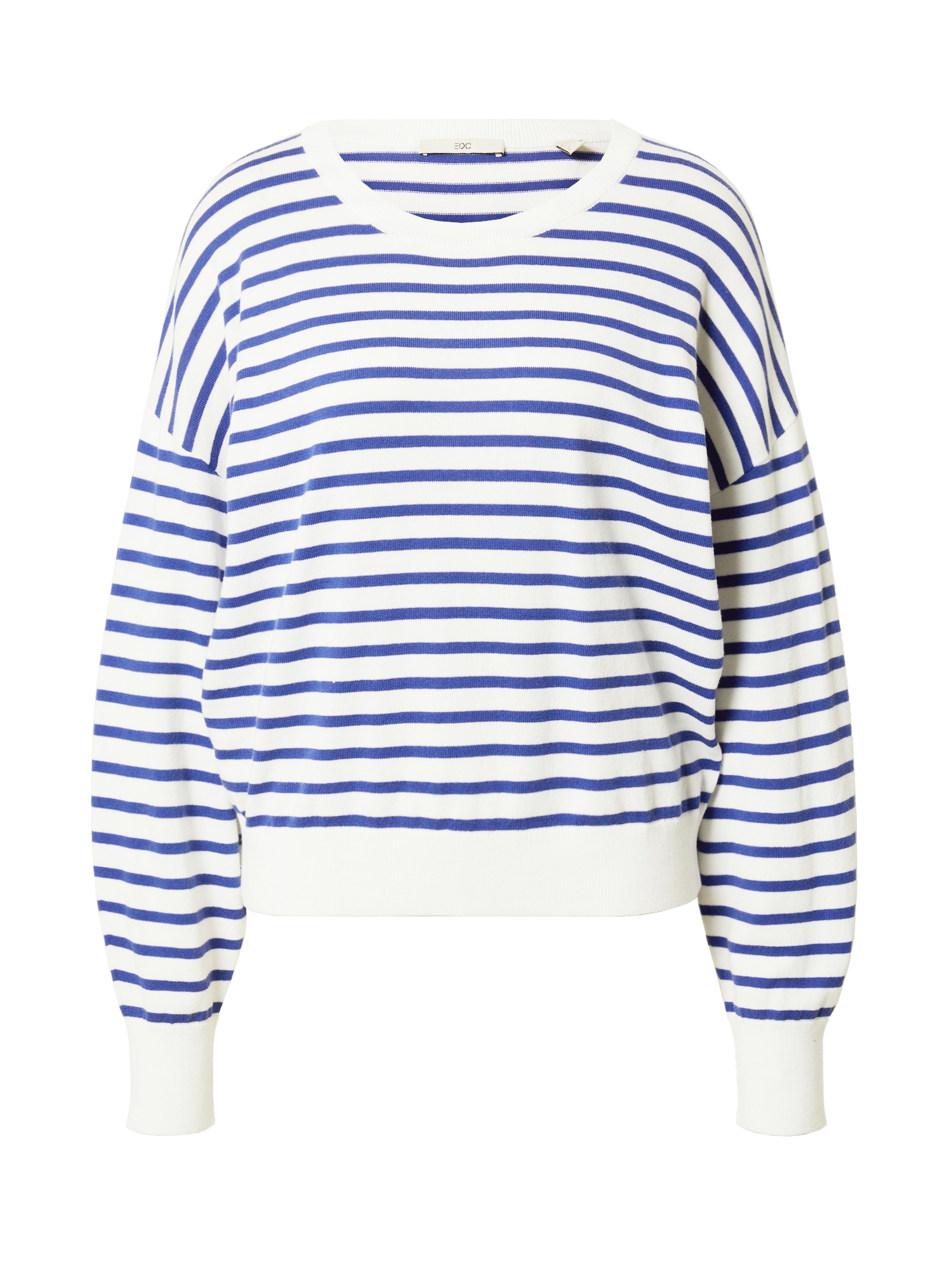 EDC BY ESPRIT Pullover  navy / offwhite