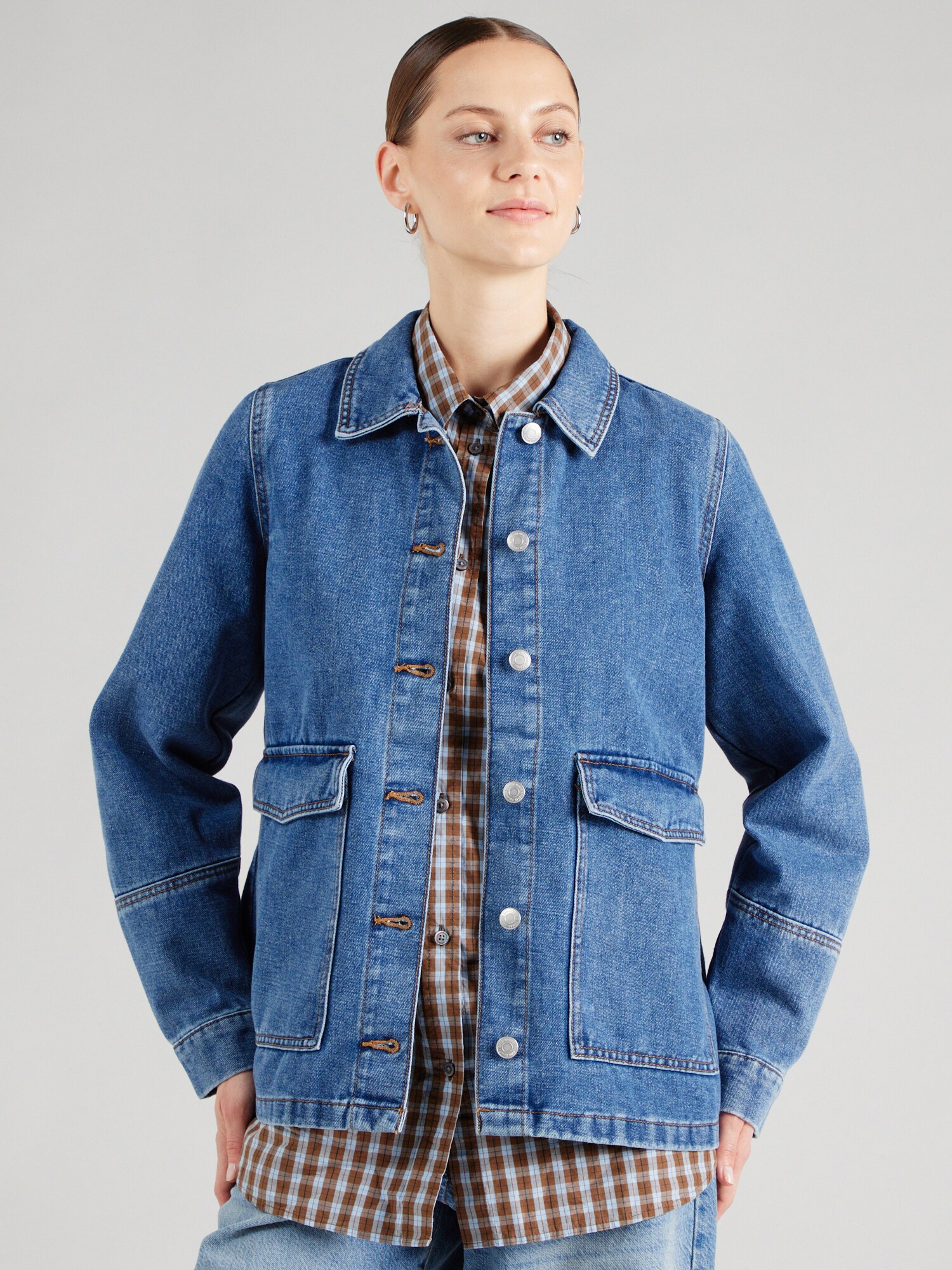 VERO MODA Átmeneti dzseki 'Enya'  kék farmer termék 2. képe