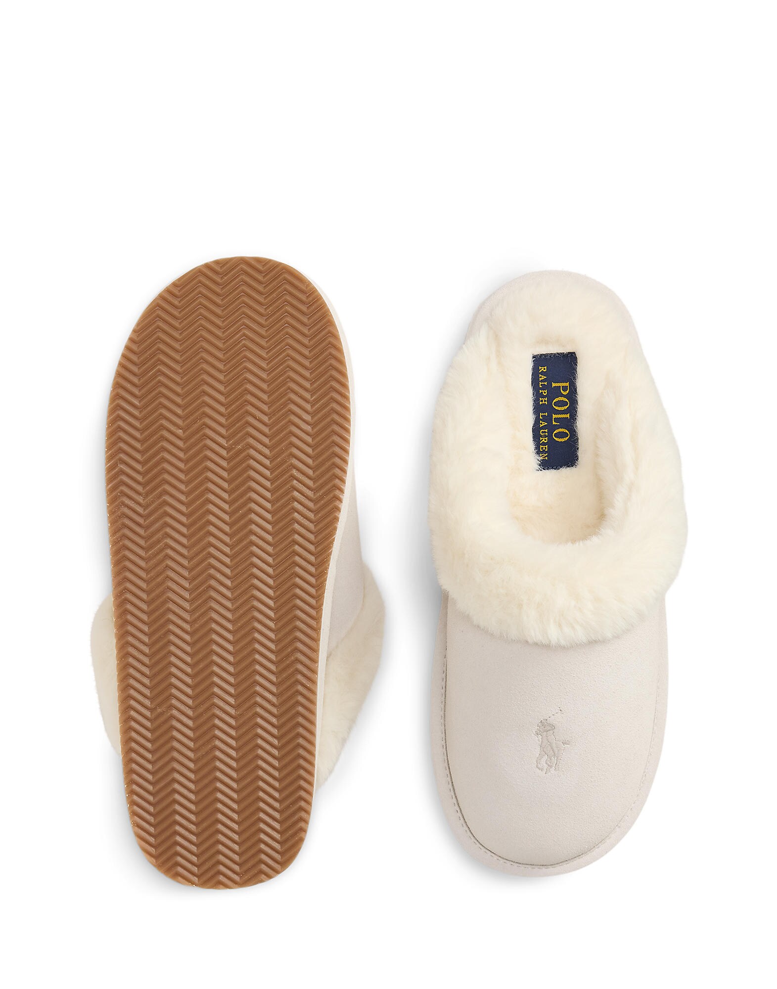 Polo Ralph Lauren Zapatillas de casa 'KAYLEIGH' beige claro – imagen 3