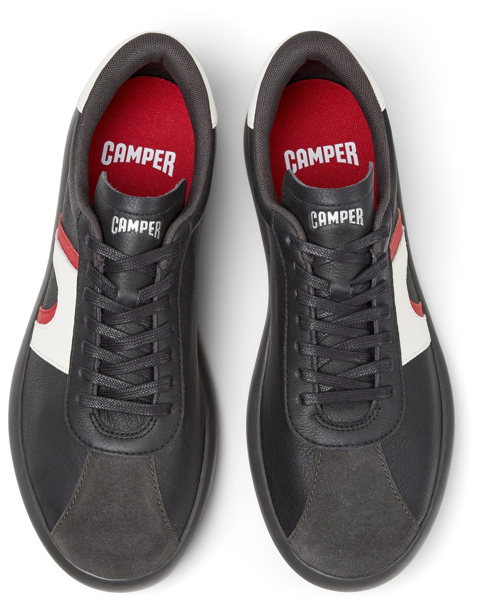 CAMPER Zapatillas deportivas bajas 'Pelotas Soller' rojo / negro / blanco – imagen 3