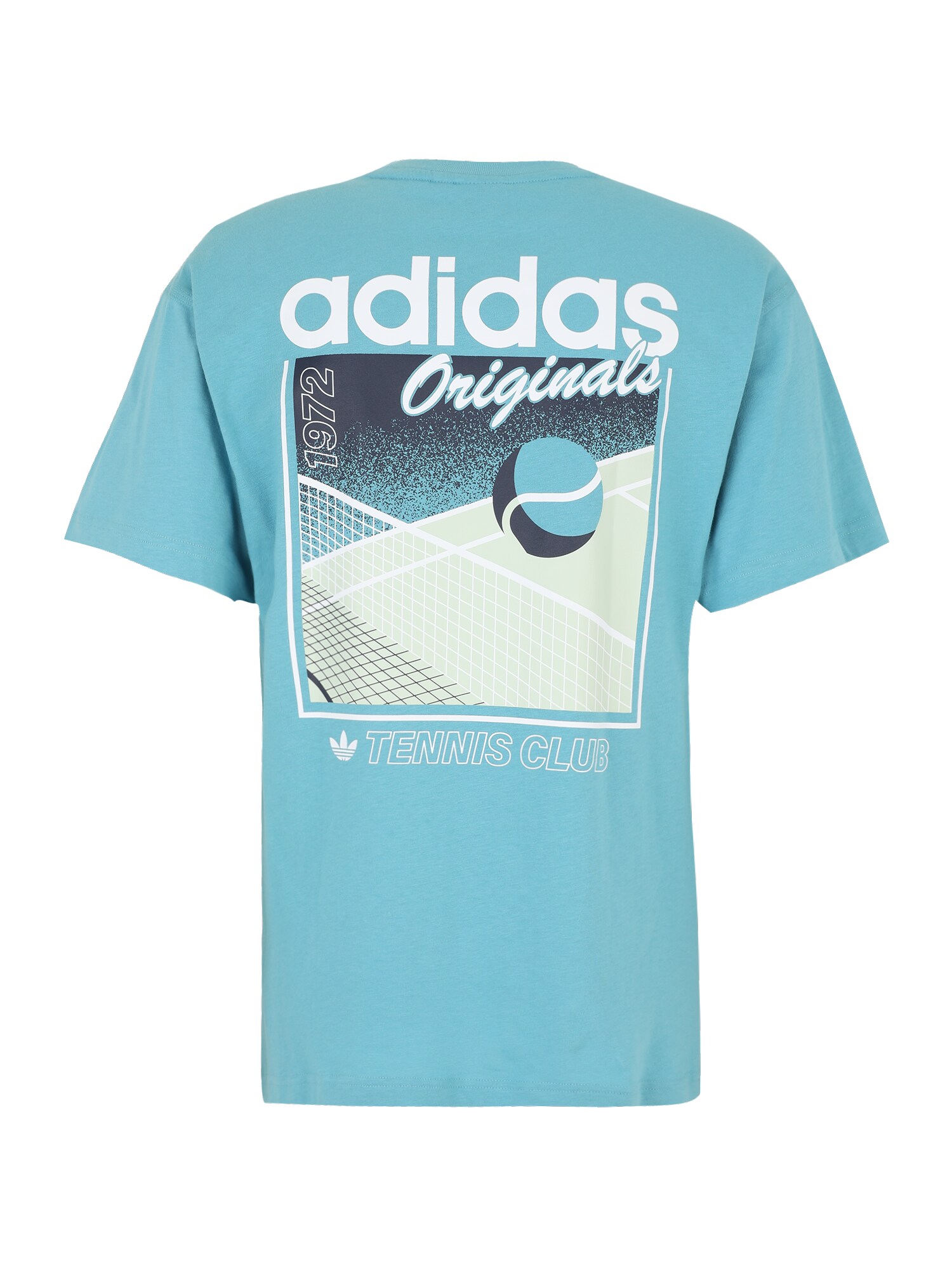 ADIDAS ORIGINALS Póló 'TENNIS CLUB'  éjkék / azúr / menta / fehér termék 2. képe