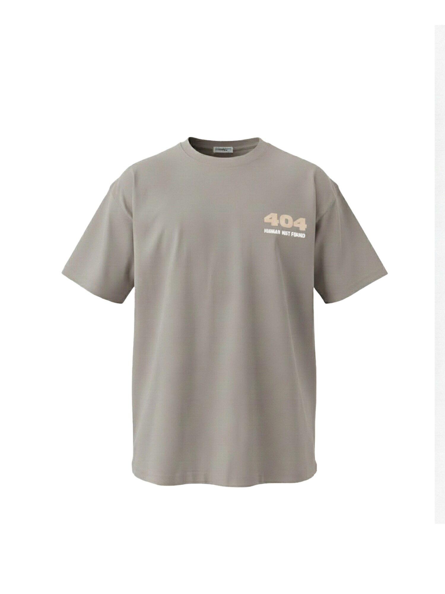 Kleidermafia Camiseta 'Oversize 404 T-shirt - Beige'  beige