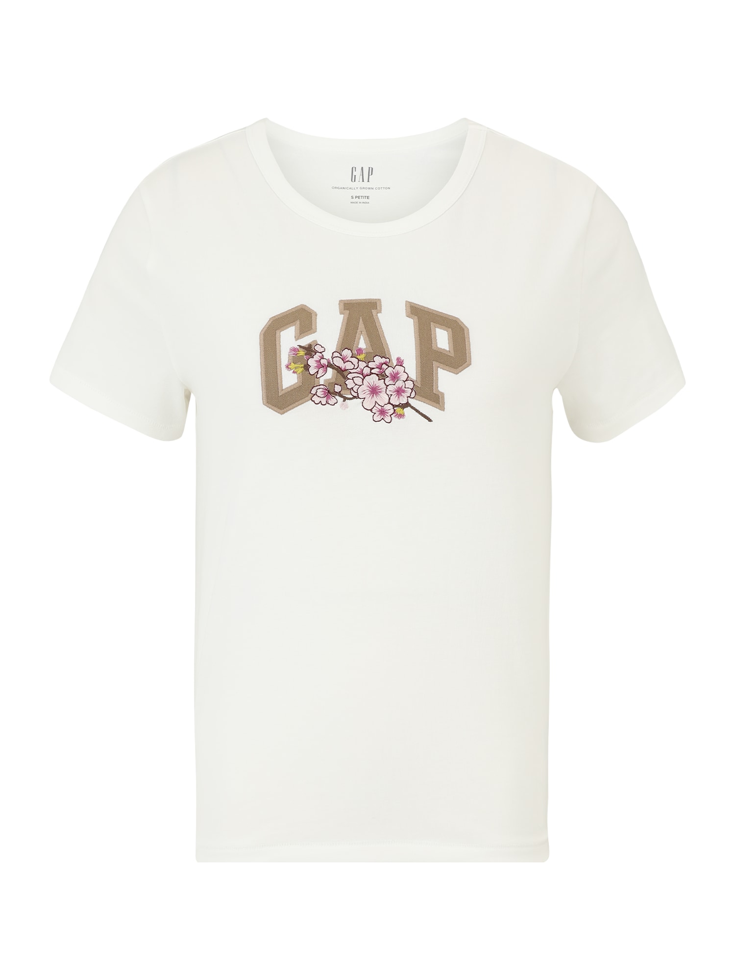Gap Petite Tričko  svetlohnedá / ružová / čierna / biela
