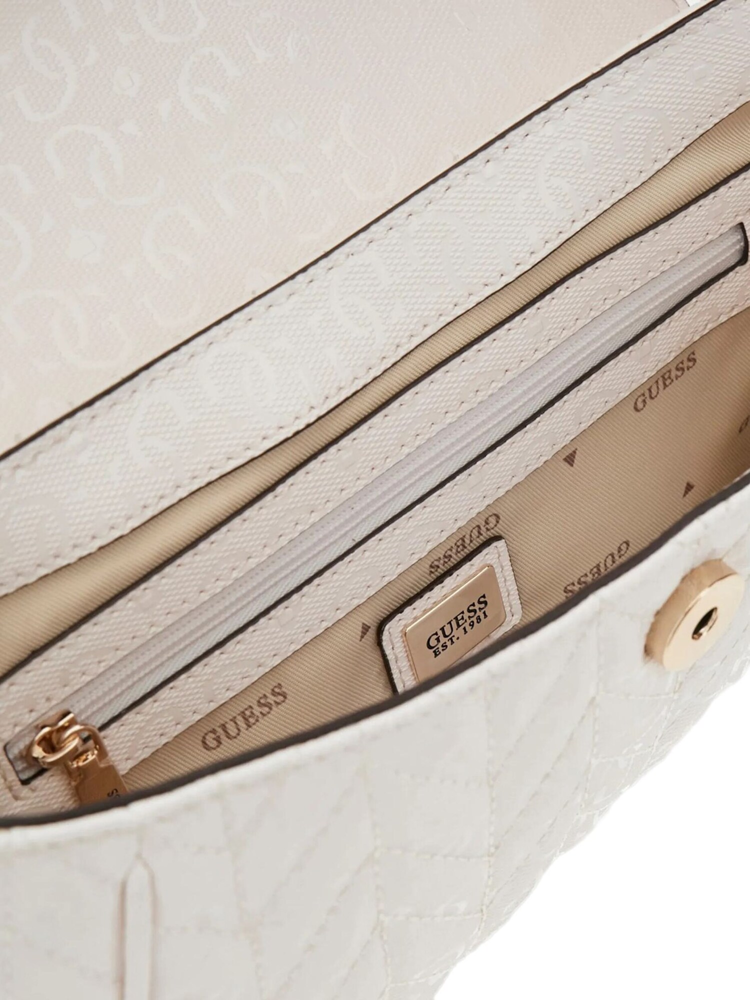 GUESS Bolso de hombro offwhite – imagen 7