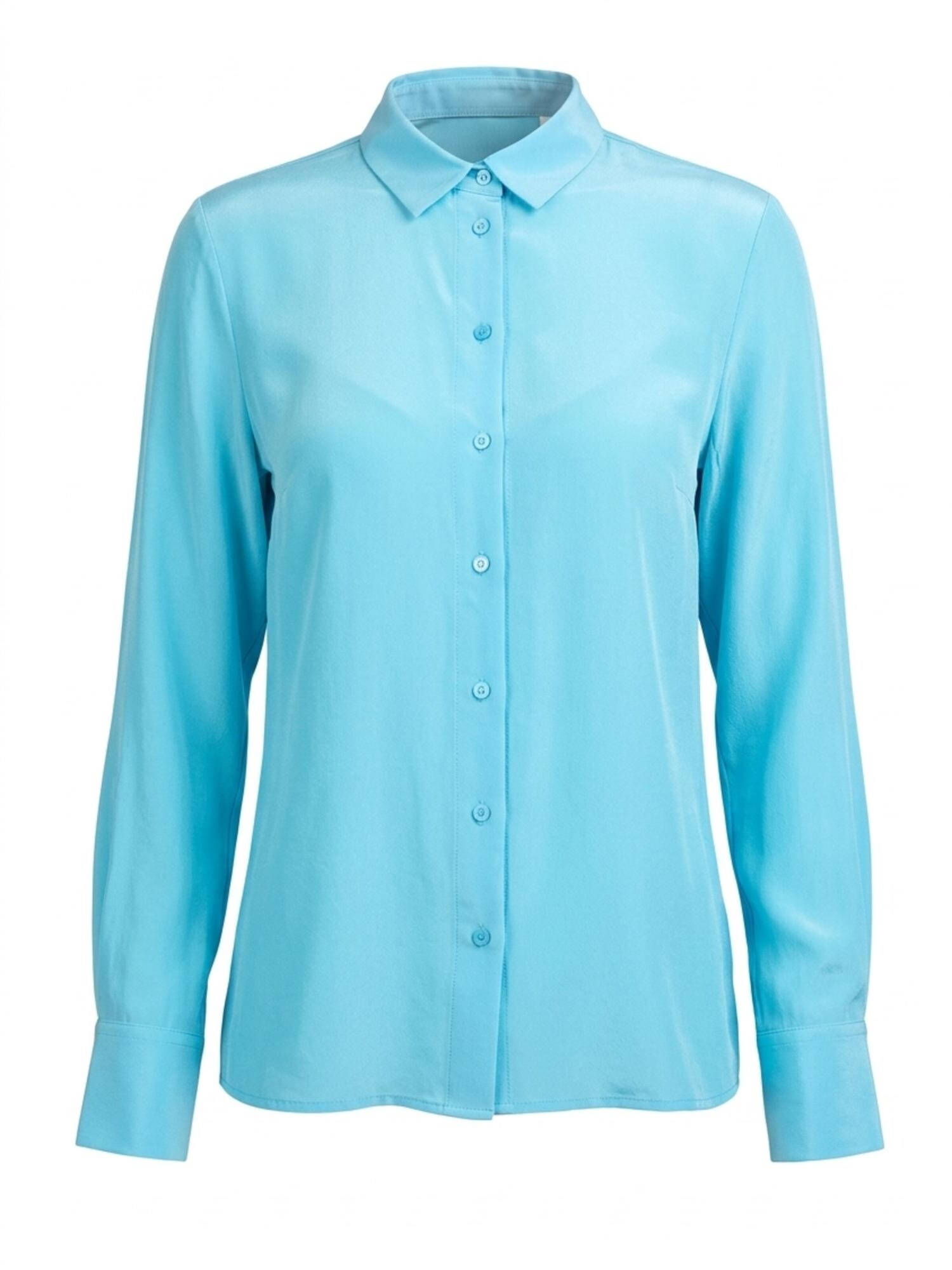 Posh Gear Blusa 'Seidenbluse Collettoseta'  aqua