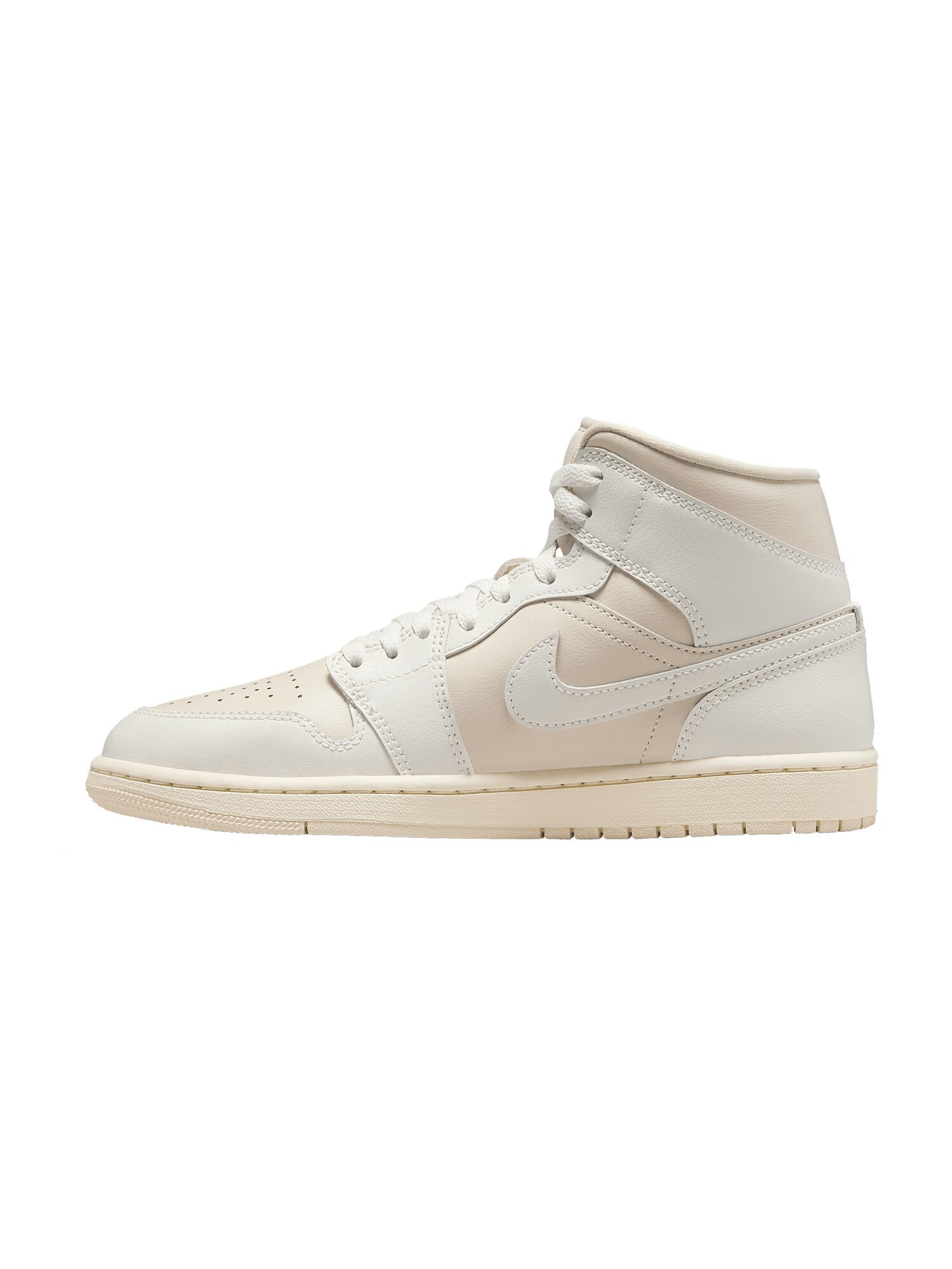 Jordan Sneaker înalt Air Jordan 1  maro cappuccino / alb