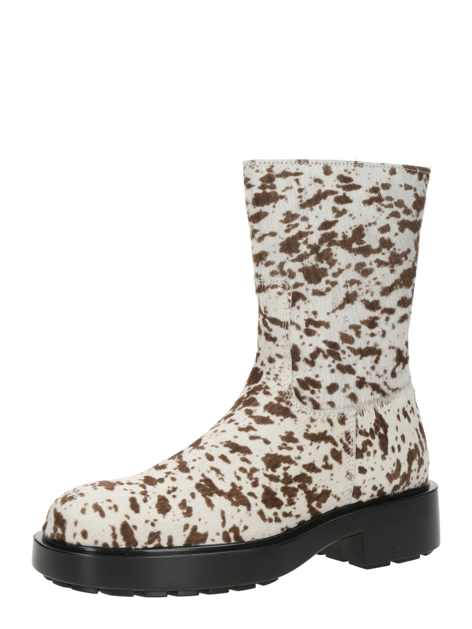 Copenhagen Studios Botine 443  ecru / maro
