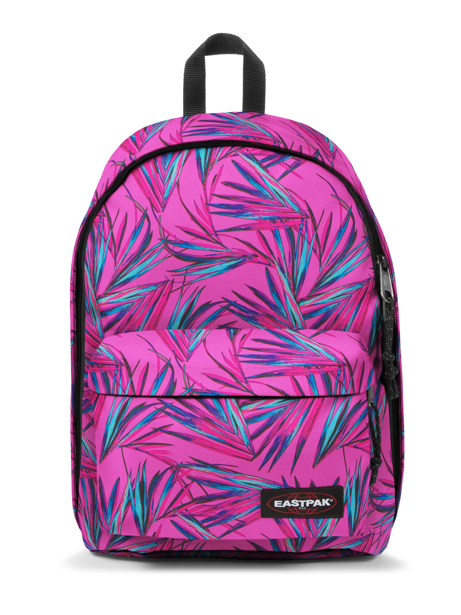 EASTPAK Rucsac Out Of Office  albastru aqua / mov închis / roz / roz închis