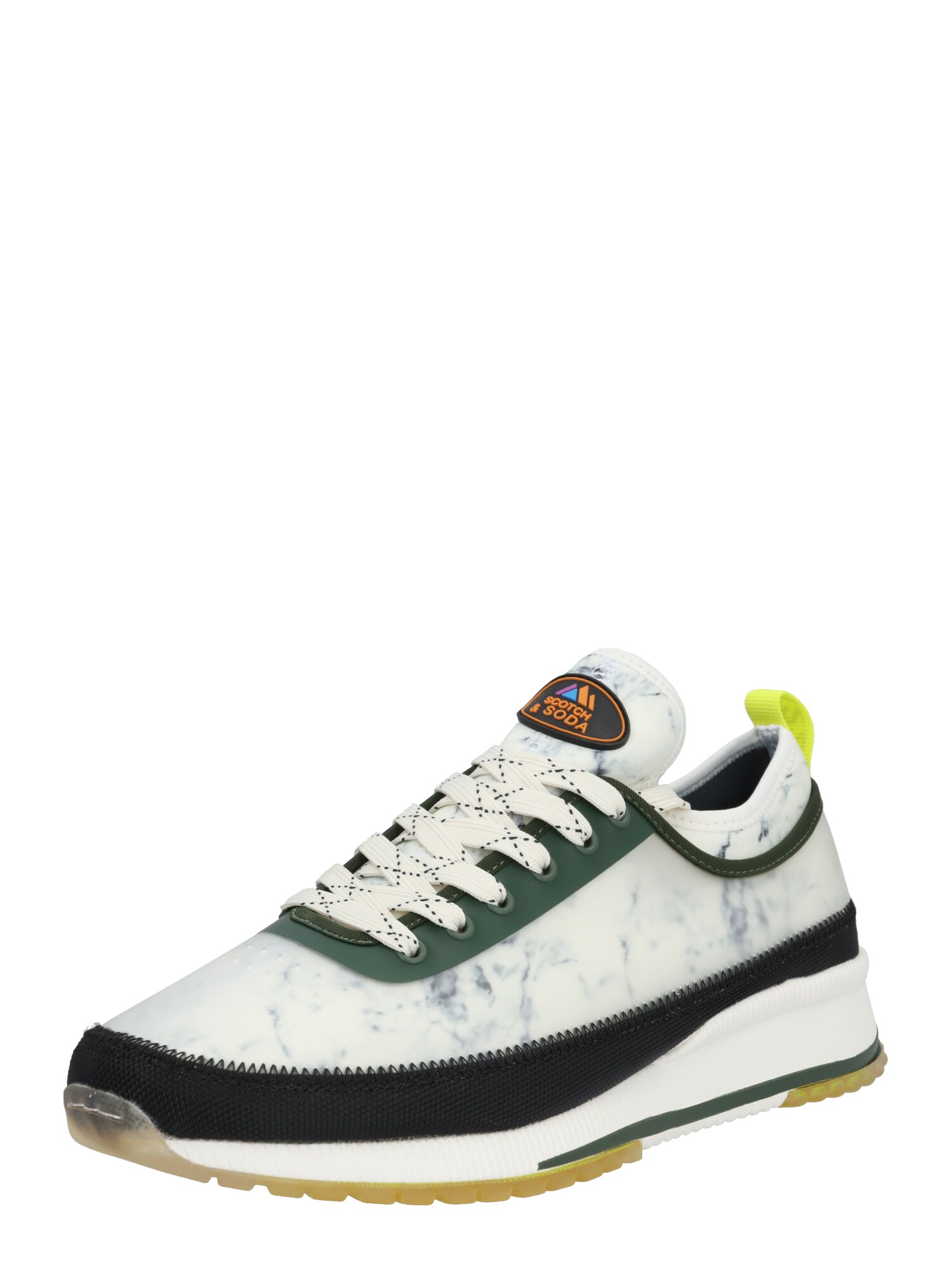 SCOTCH & SODA Sportbačiai be auliuko 'Vivex'  juoda / balta / žalia