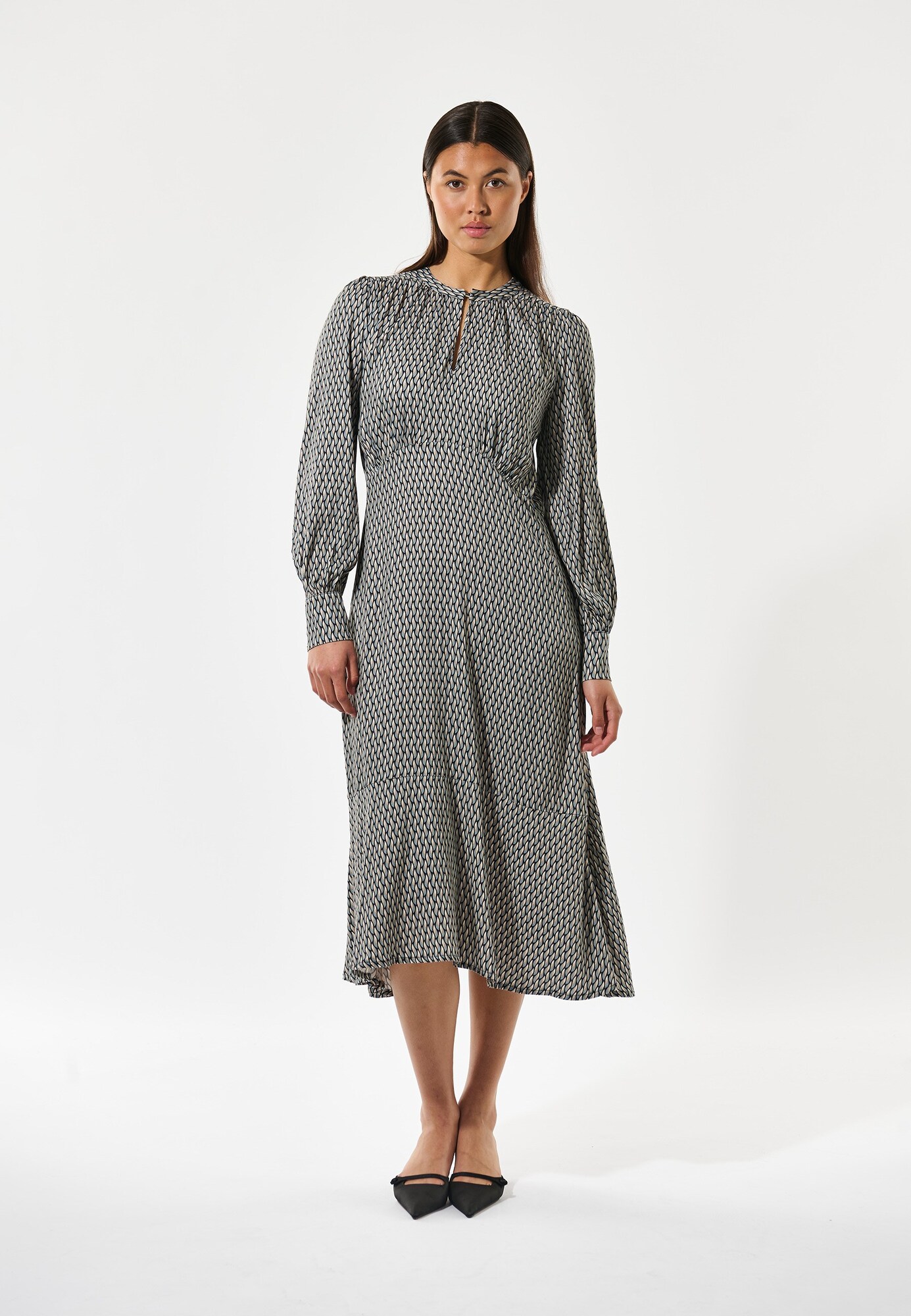 Dea Kudibal Rochie Rumer  albastru deschis / gri / negru