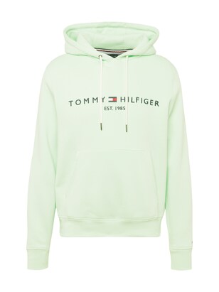 Tommy Hilfiger Sweatshirt Donkerblauw / Pastelgroen / Rood / Wit