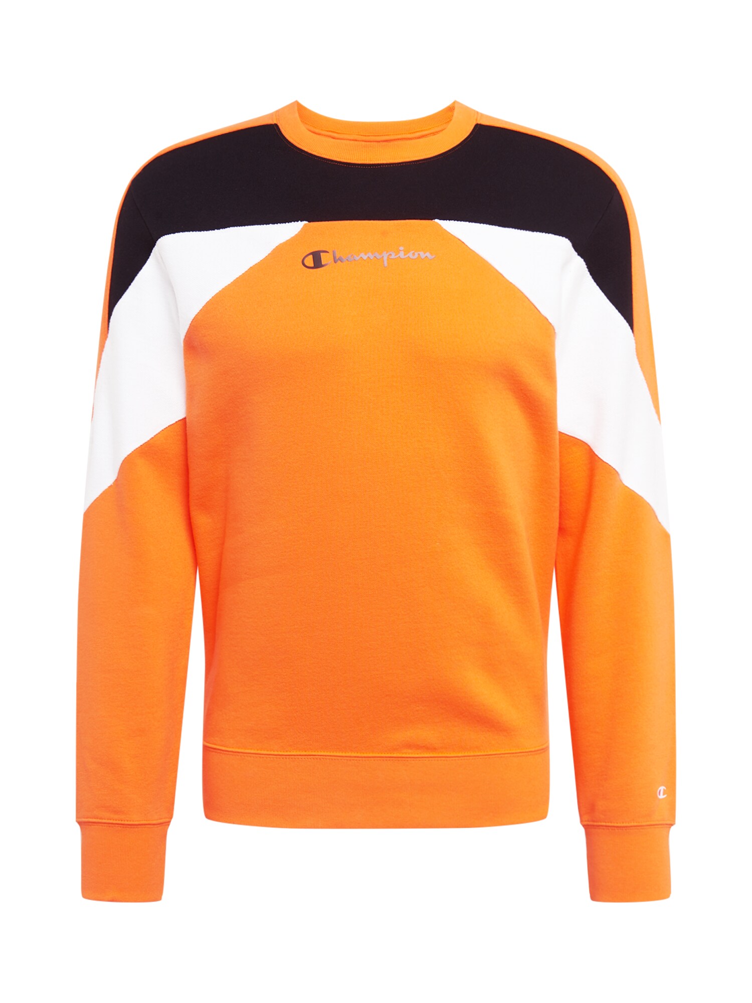 Champion Authentic Athletic Apparel Megztinis be užsegimo  balta / oranžinė / juoda