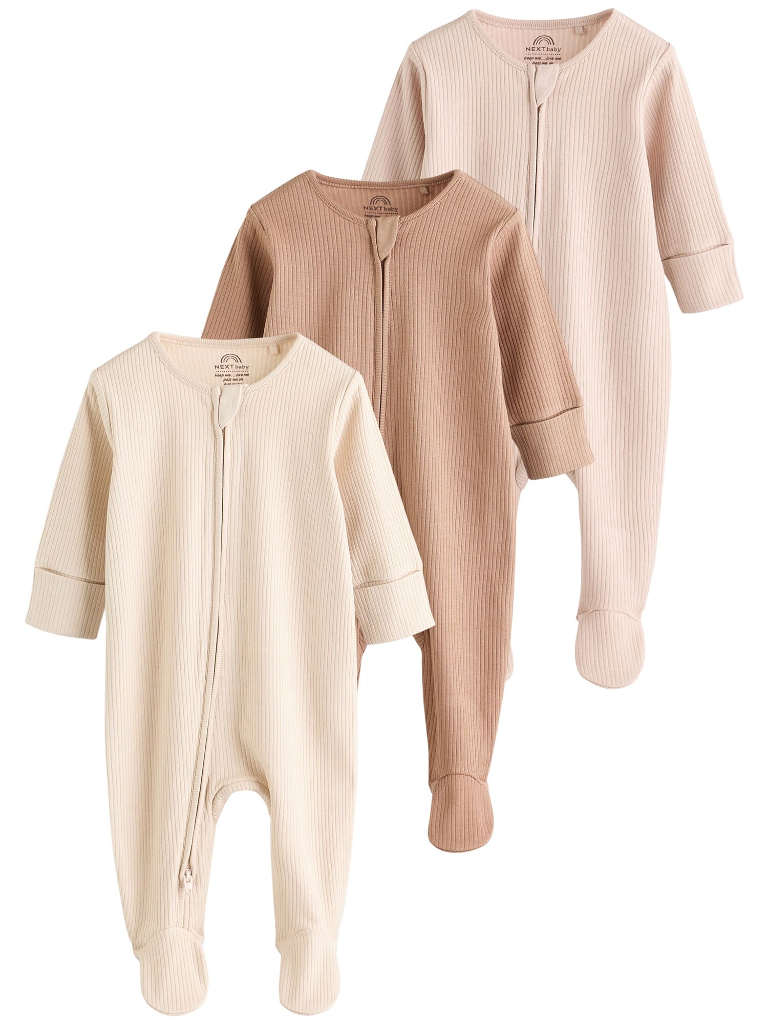 Next Pijamale  culoarea pielii / maro cămilă / bej deschis