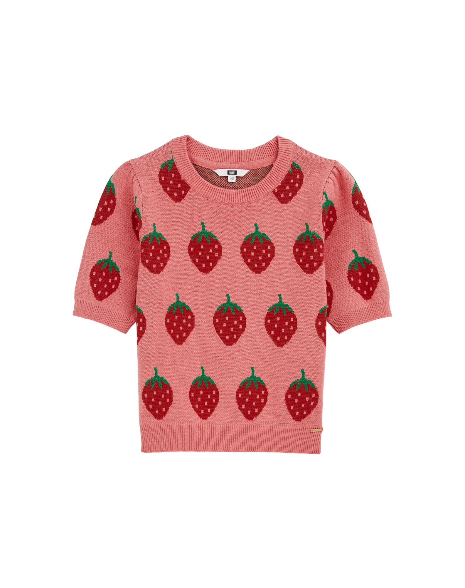 WE Fashion Pulóver  zöld / rózsaszín / piros akciós termékkép 1
