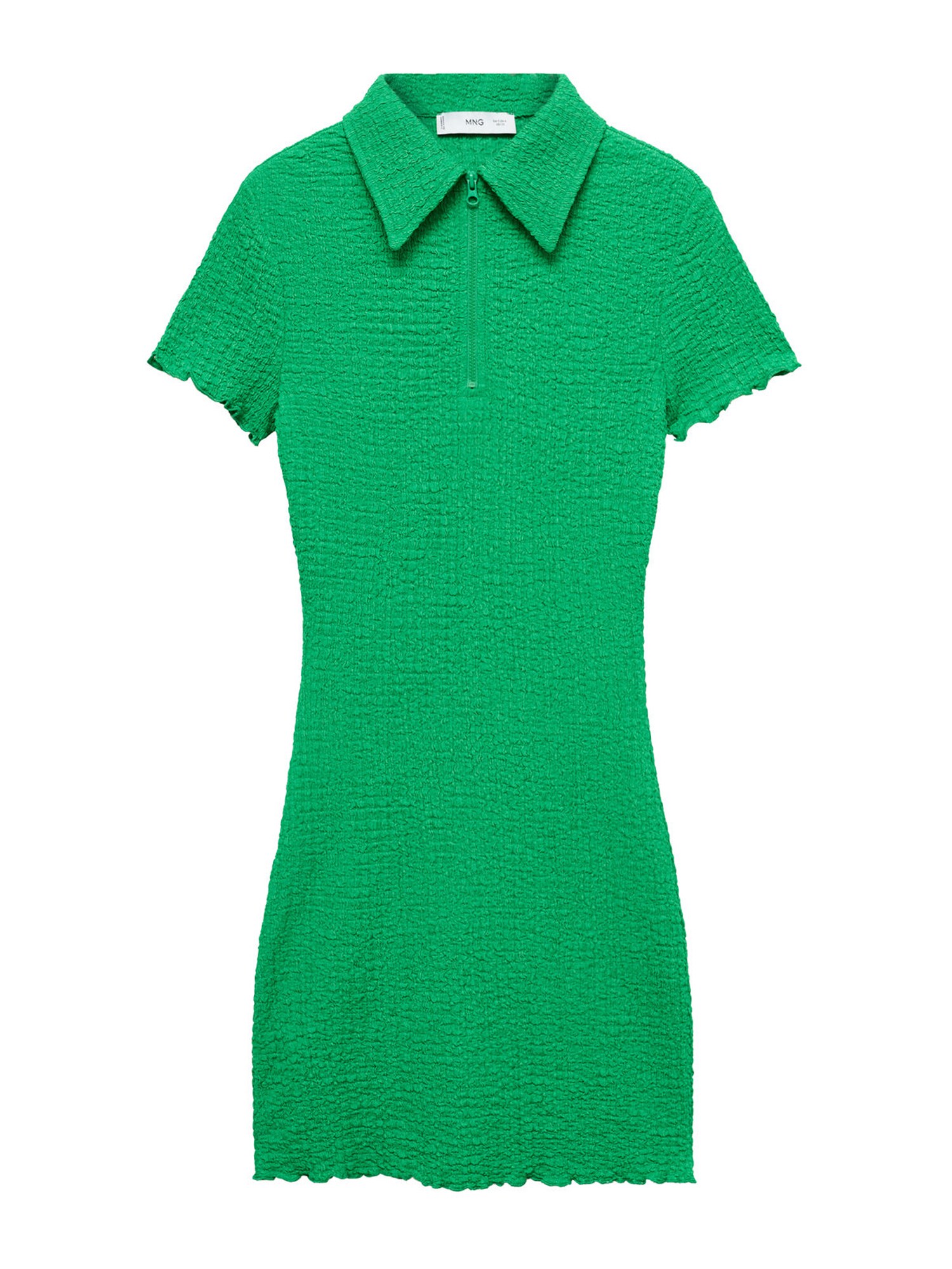 MANGO Rochie tip bluză Trama  verde