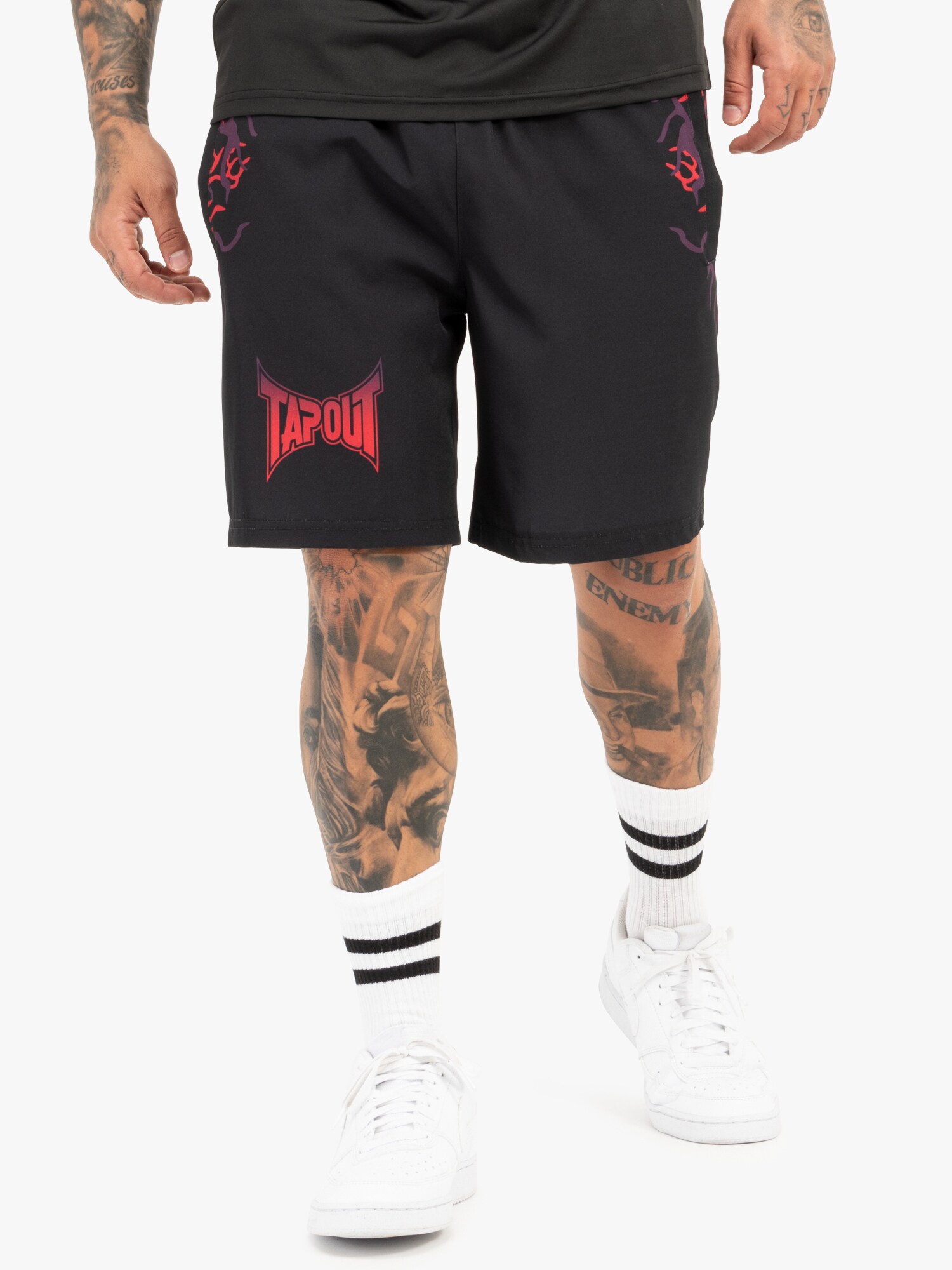 Tapout Funkcionális nadrág  lila / piros / fekete termék 2. képe