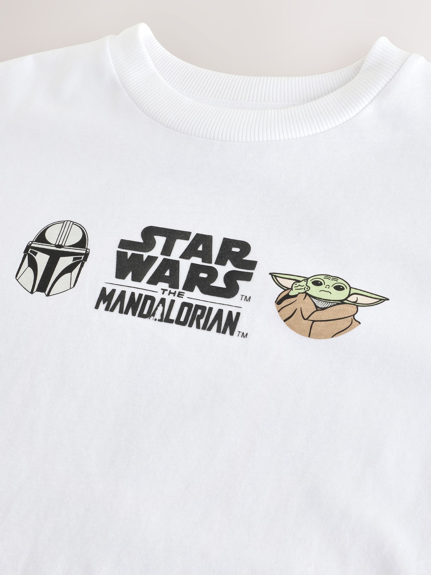 Next Camiseta 'Mandalorian' camelo / menta / negro / blanco – imagen 3