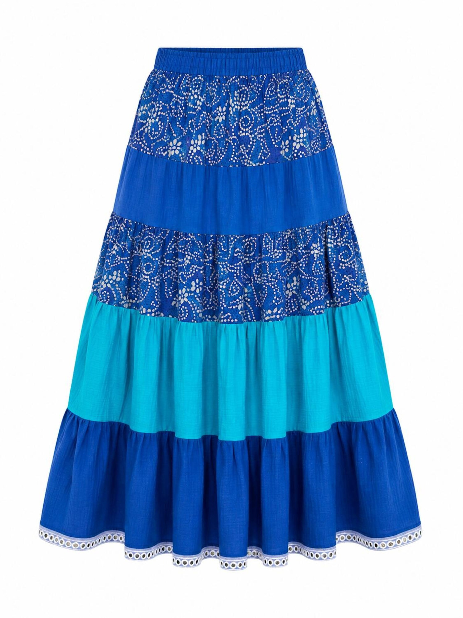 Sophia Pirrera Gonna 'Maxiskirt "Favignana"' blu / turchese
