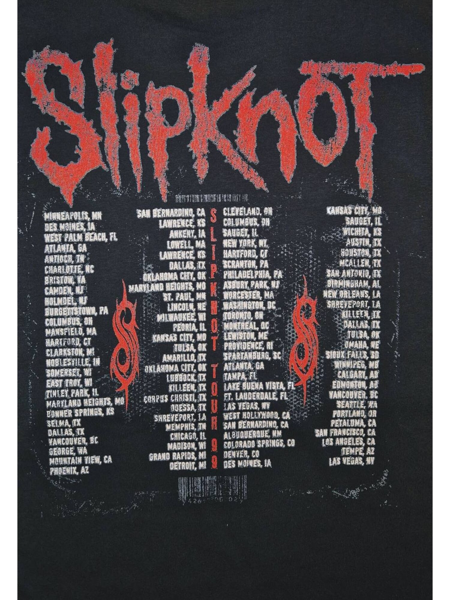SLIPKNOT Camiseta 'Slipknot Tour T-Shirt'  negro – imagen 3